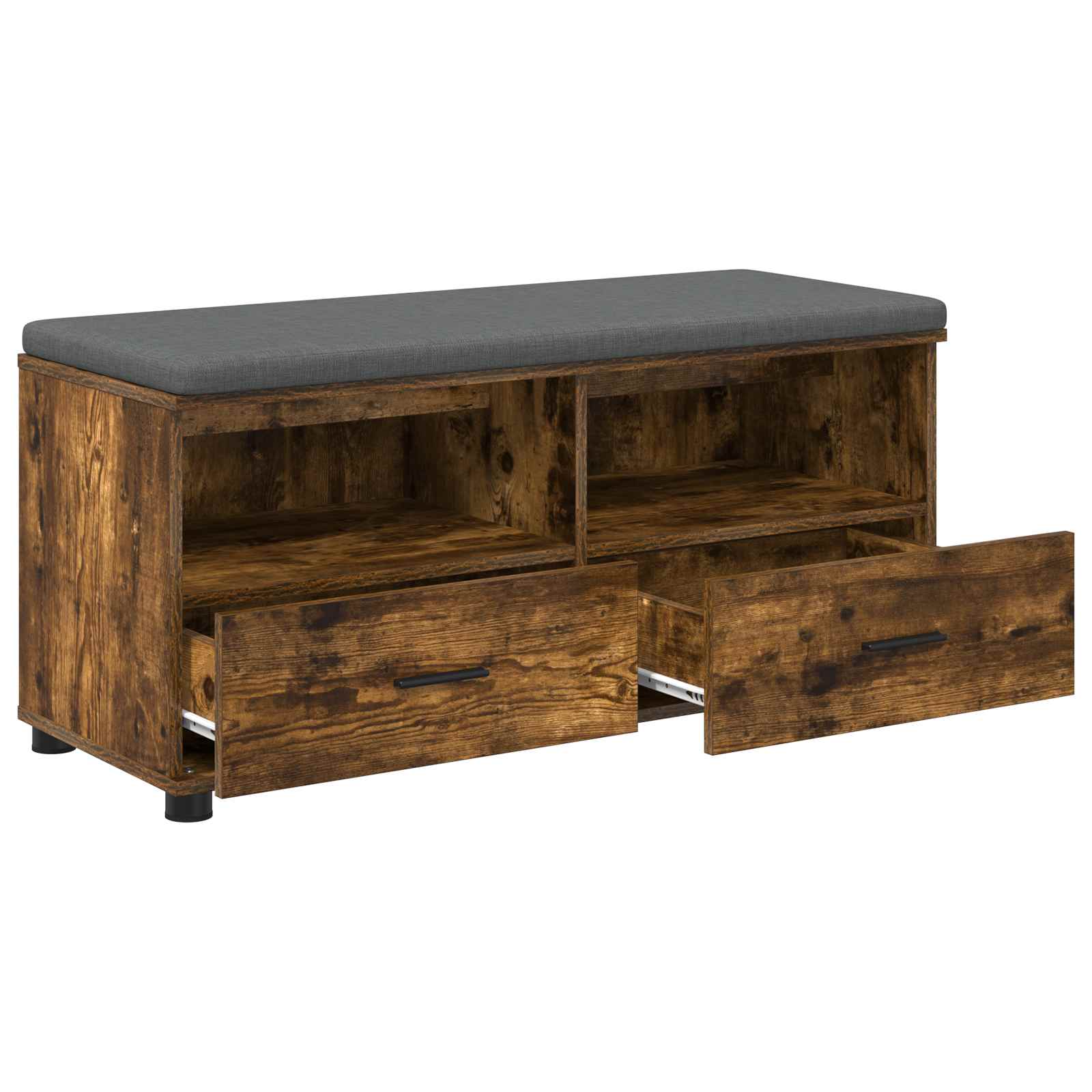 Banc d'entrée avec coussin Chêne fumé 100 x 38 x 46 cm - XIOS