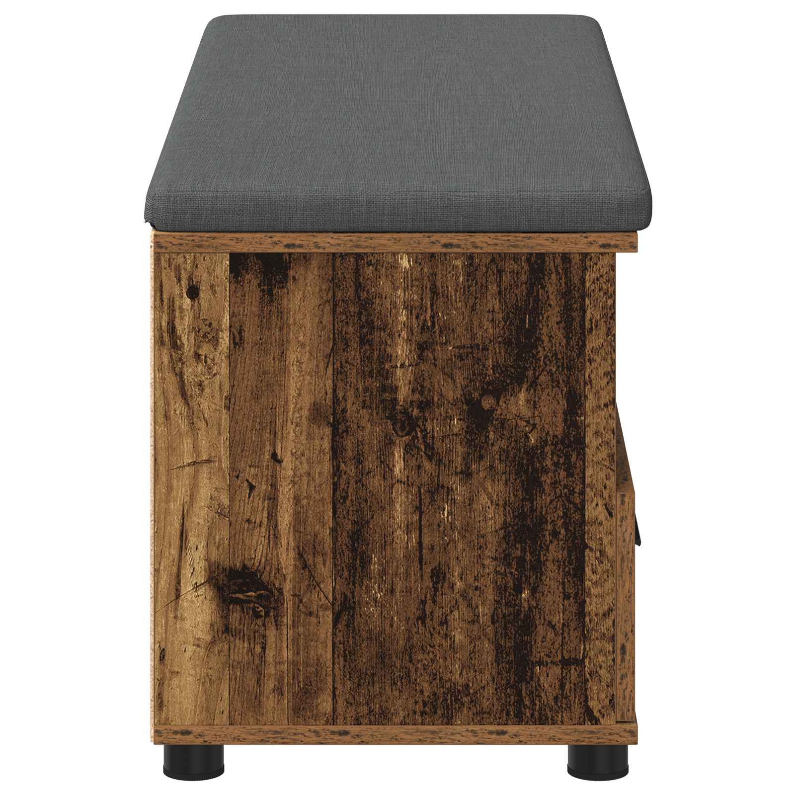 Banc d'entrée avec coussin Bois ancien 100 x 38 x 46 cm - XIOS