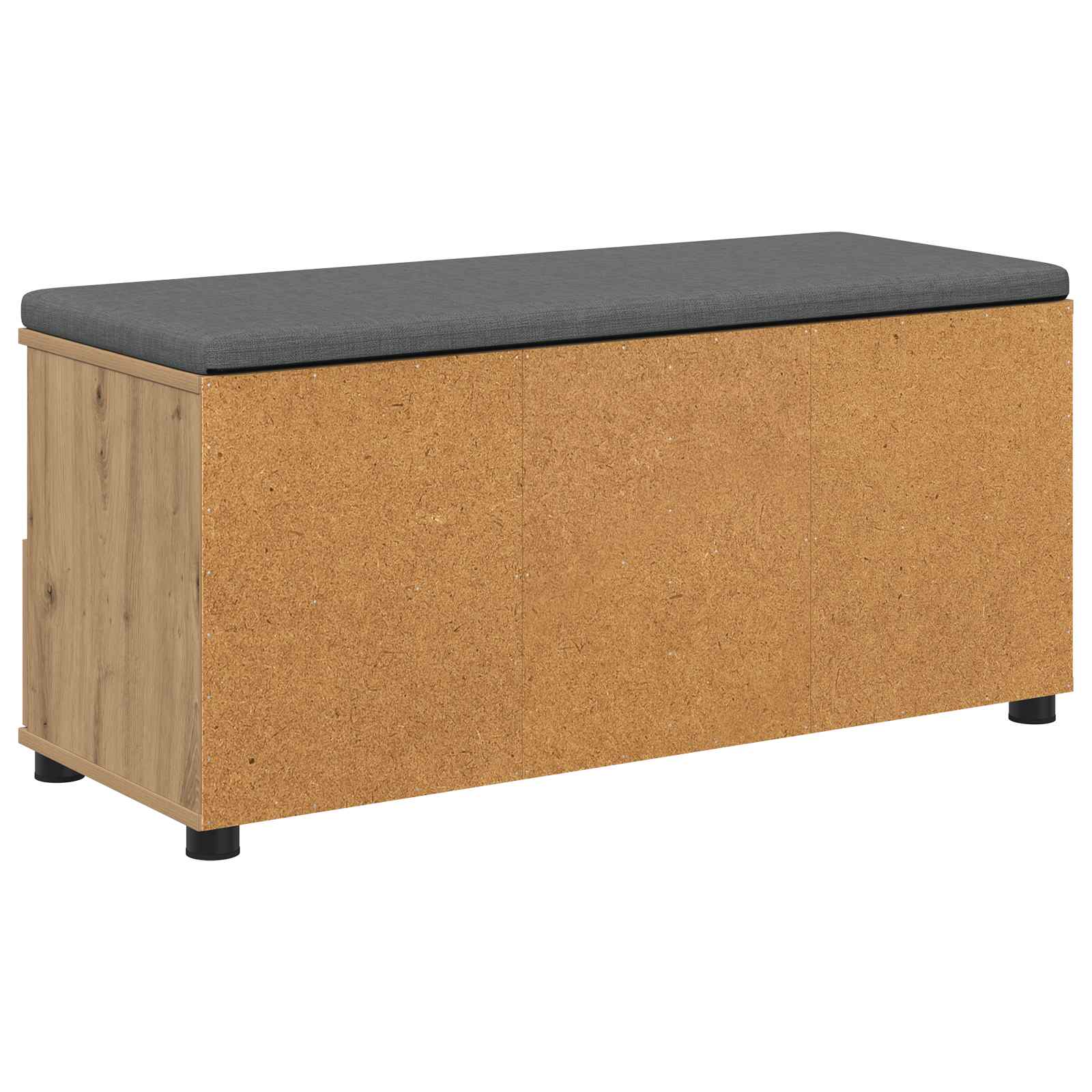 Banc d'entrée avec coussin Chêne artisanal 100 x 38 x 46 cm - XIOS
