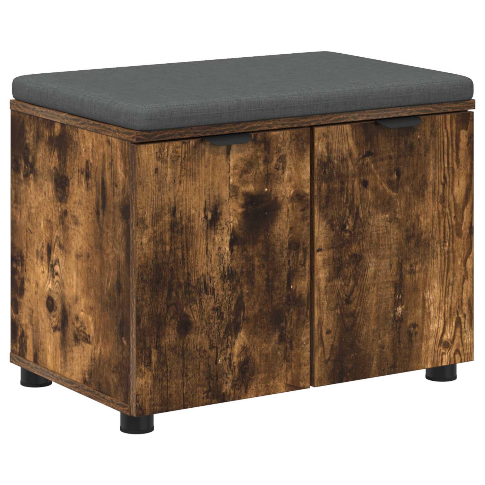 Banc d'entrée avec coussin Chêne Fumé 60 x 38 x 46 cm - XIOS