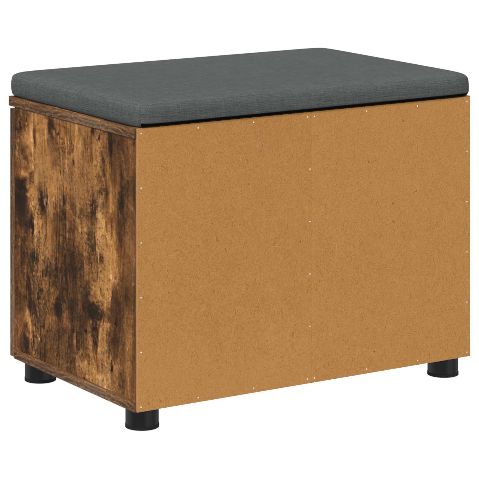 Banc d'entrée avec coussin Chêne Fumé 60 x 38 x 46 cm - XIOS