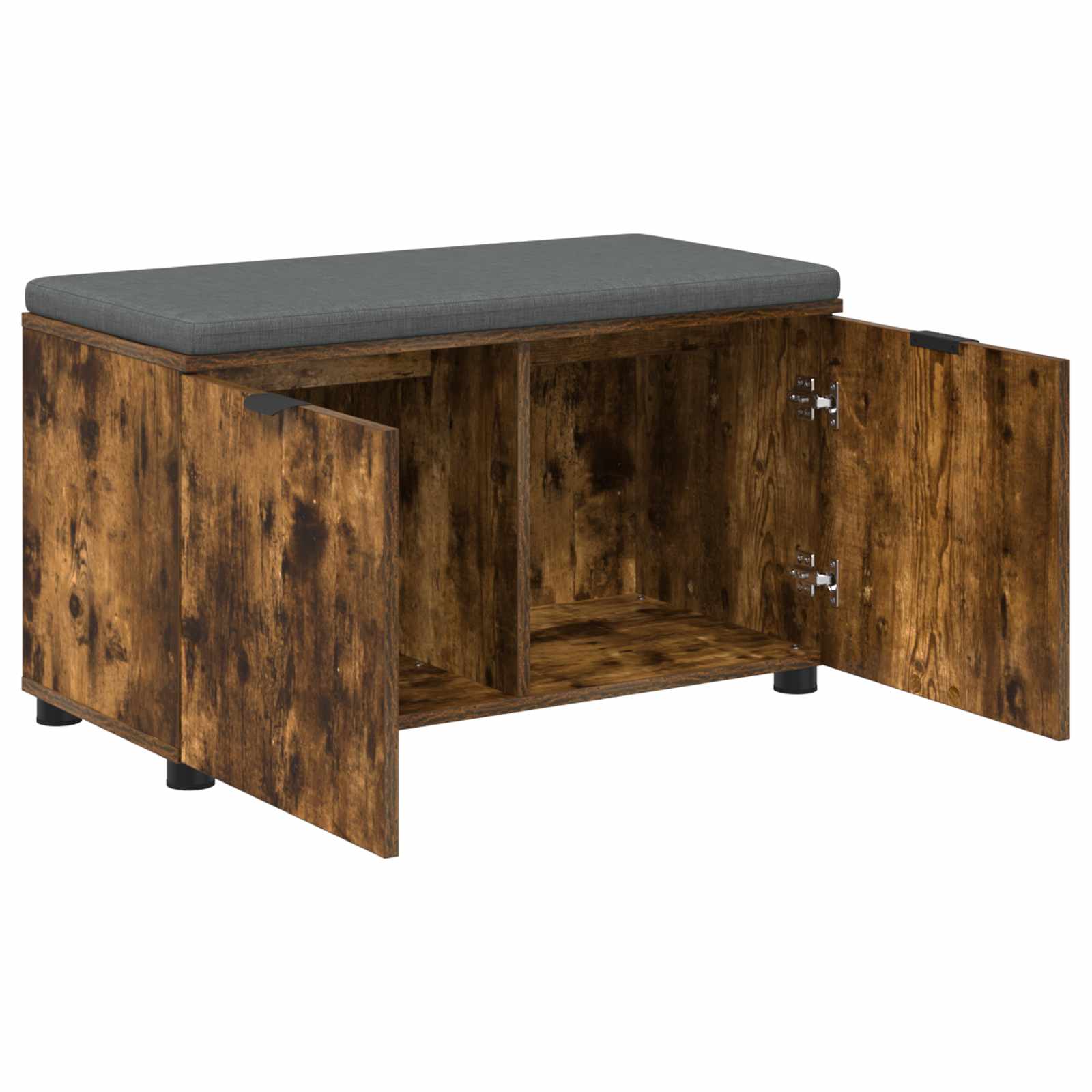 Banc d'entrée avec coussin Chêne Fumé 80 x 38 x 46 cm - XIOS