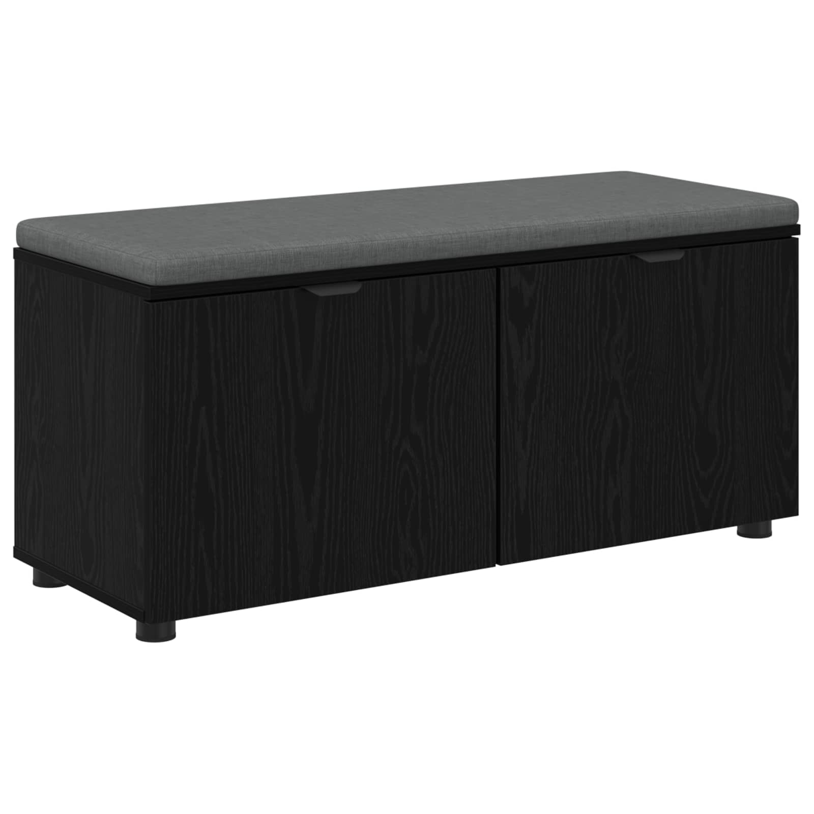 Banc d'entrée avec coussin Chêne Noir 100 x 38 x 46 cm - XIOS