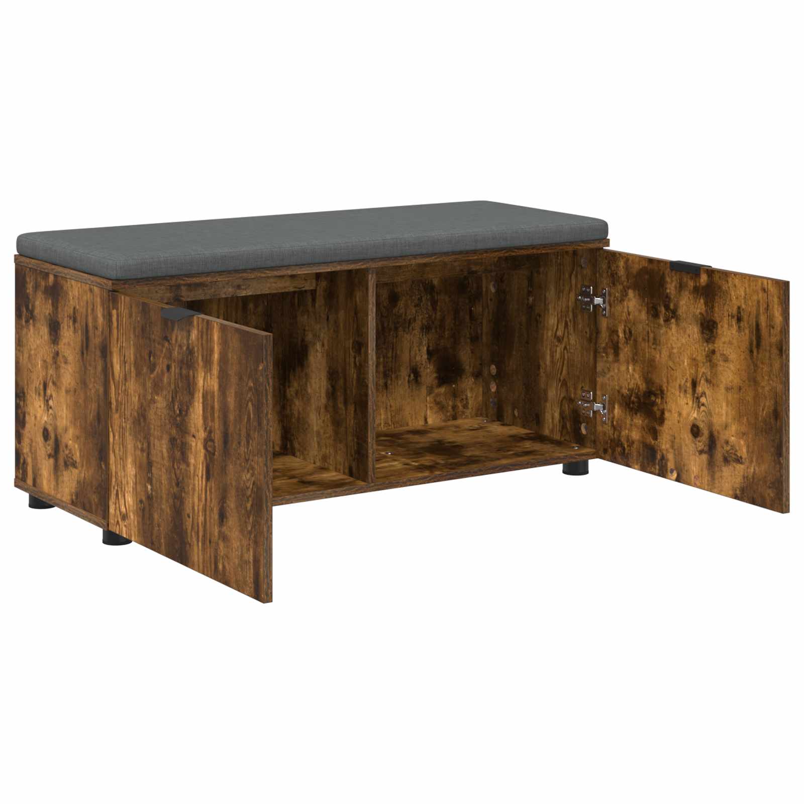 Banc d'entrée avec coussin Chêne Fumé 100 x 38 x 46 cm - XIOS