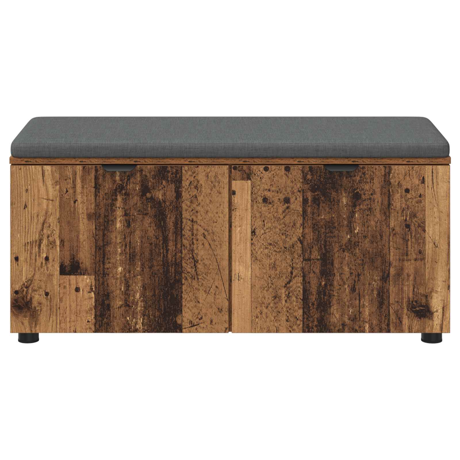 Banc d'entrée avec coussin Bois ancien 100 x 38 x 46 cm - XIOS