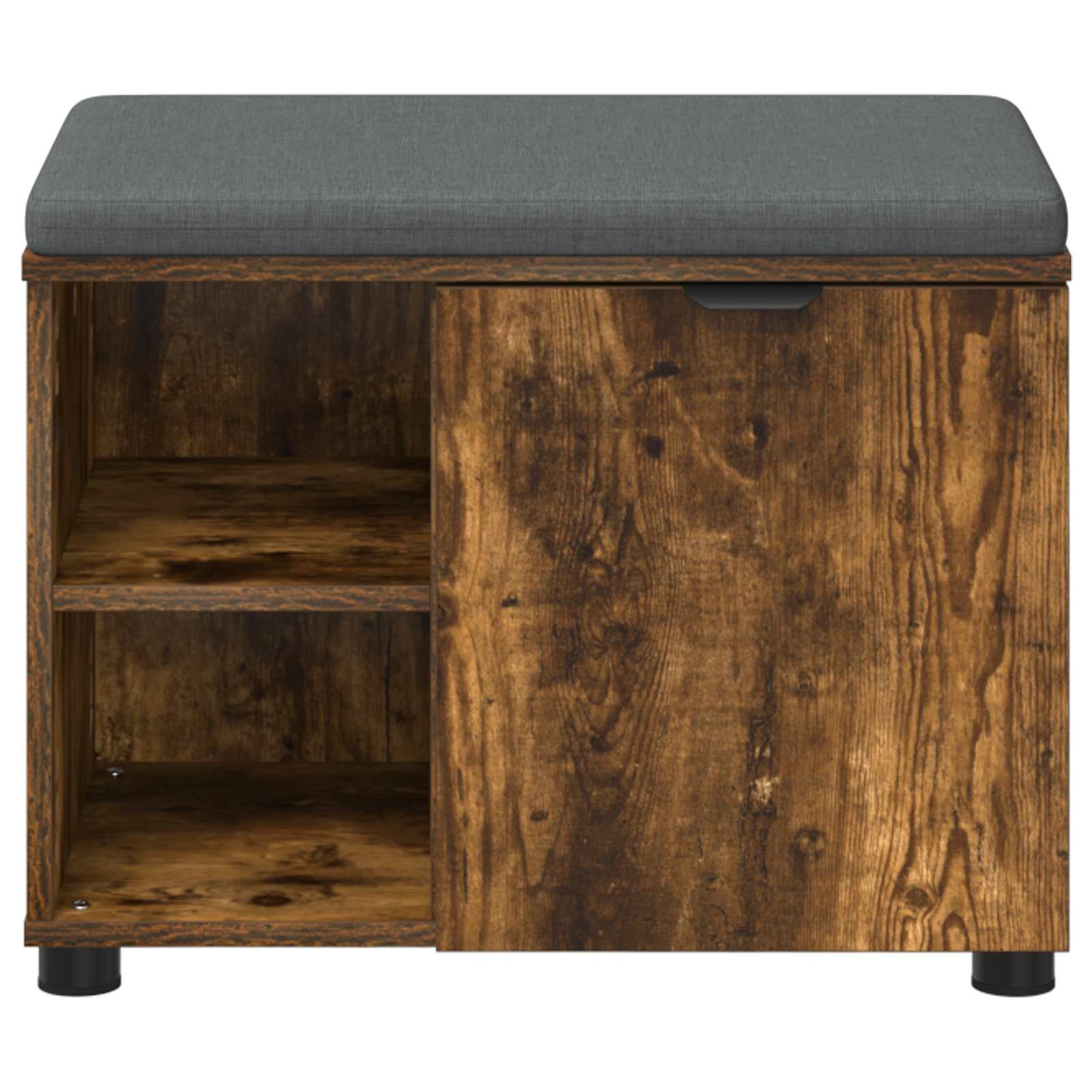 Banc d'entrée avec coussin Chêne Fumé 60 x 38 x 46 cm - XIOS
