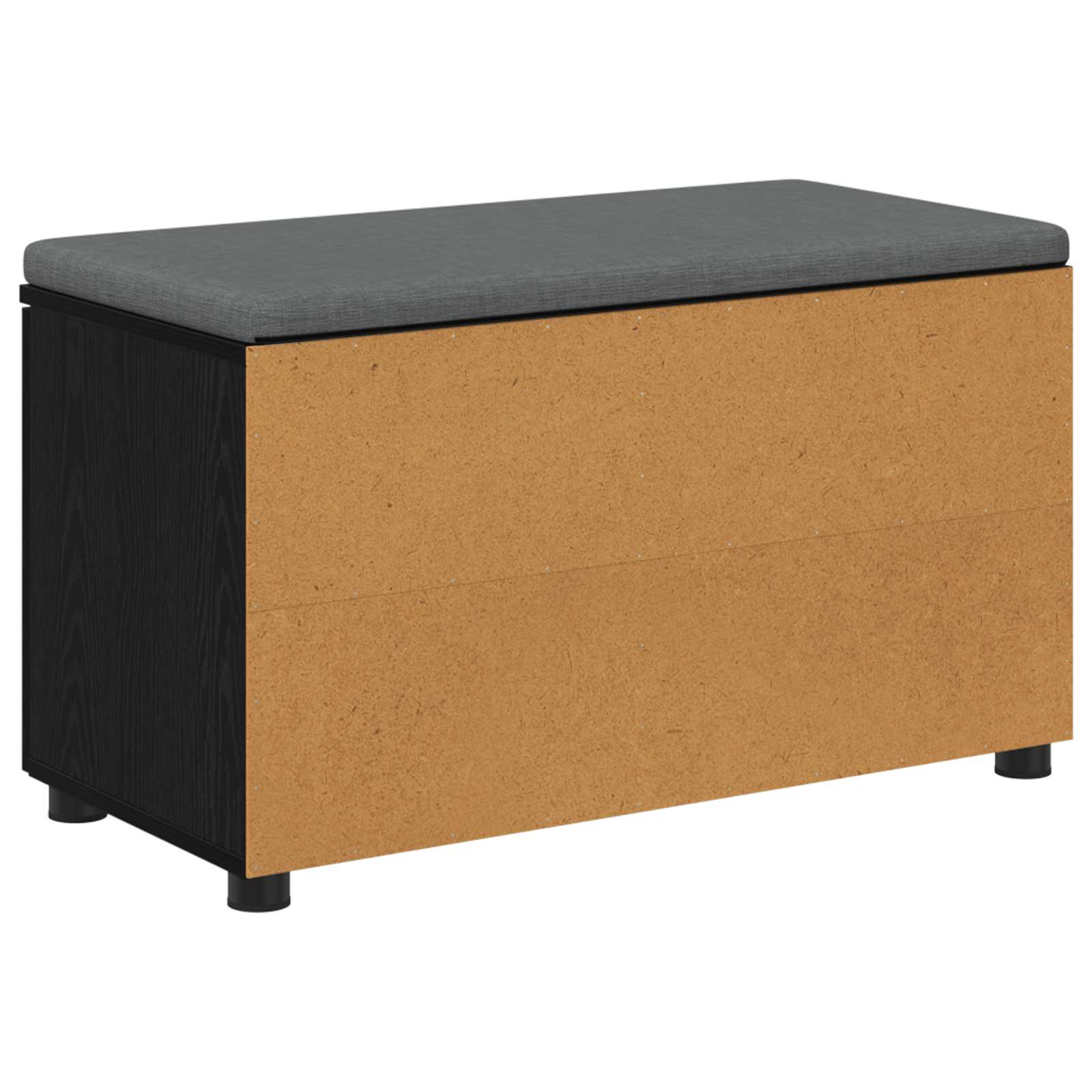Banc d'entrée avec coussin Chêne Noir 80 x 38 x 46 cm - XIOS