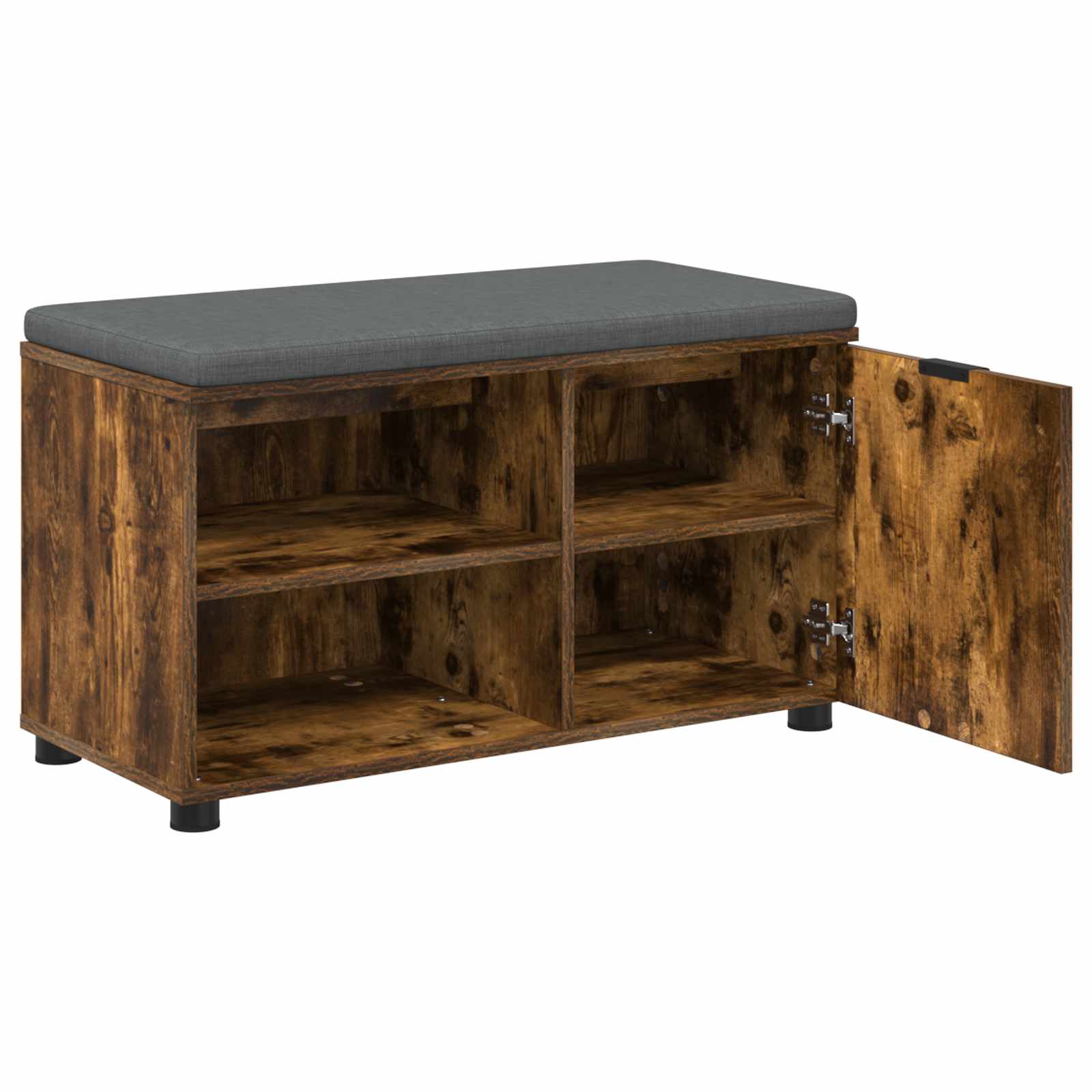 Banc d'entrée avec coussin Chêne Fumé 80 x 38 x 46 cm - XIOS