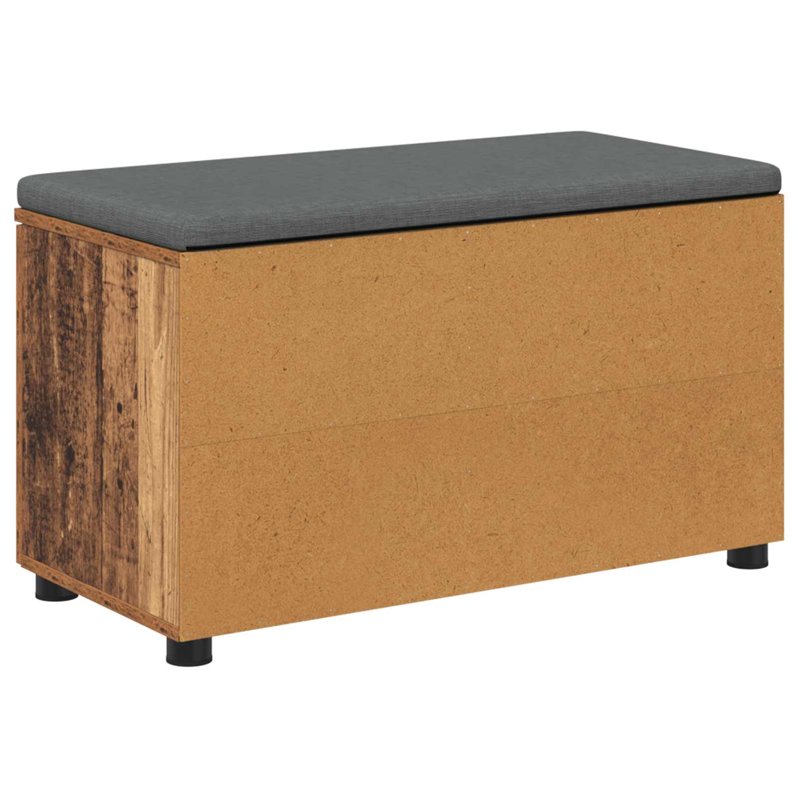 Banc d'entrée avec coussin Bois ancien 80 x 38 x 46 cm - XIOS