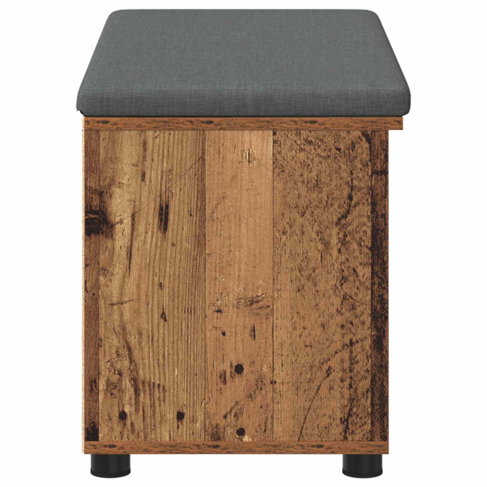 Banc d'entrée avec coussin Bois ancien 80 x 38 x 46 cm - XIOS