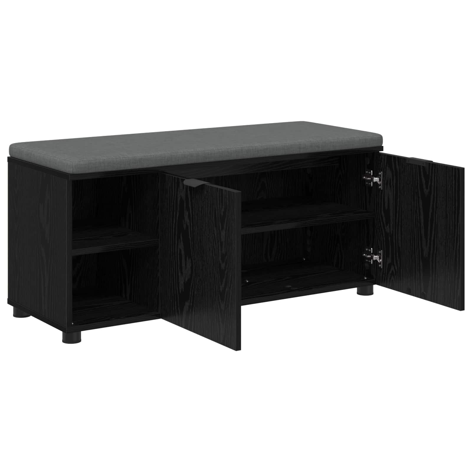 Banc d'entrée avec coussin Chêne Noir 100 x 38 x 46 cm - XIOS