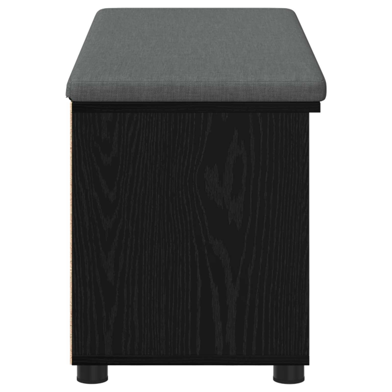 Banc d'entrée avec coussin Chêne Noir 100 x 38 x 46 cm - XIOS