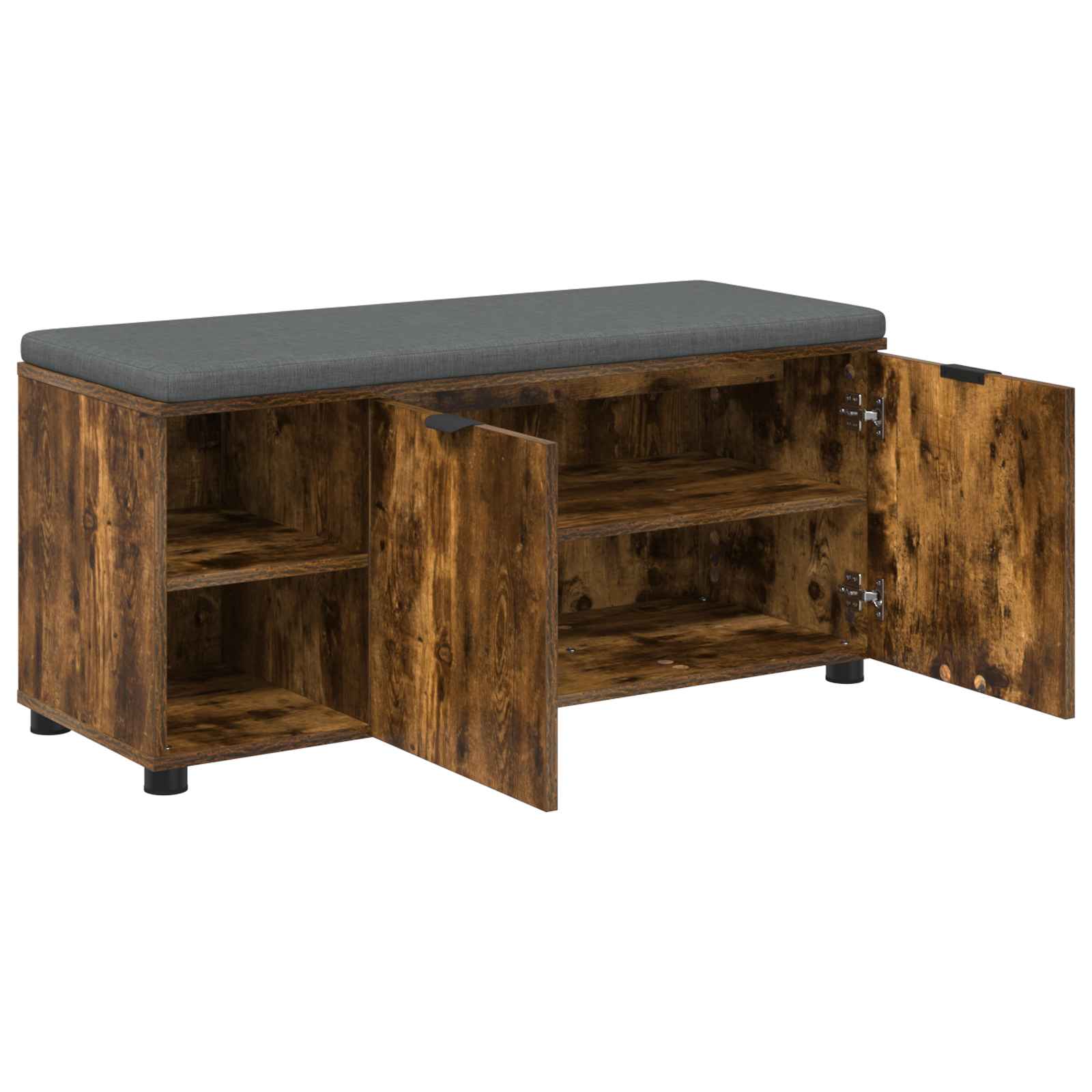 Banc d'entrée avec coussin Chêne Fumé 100 x 38 x 46 cm - XIOS