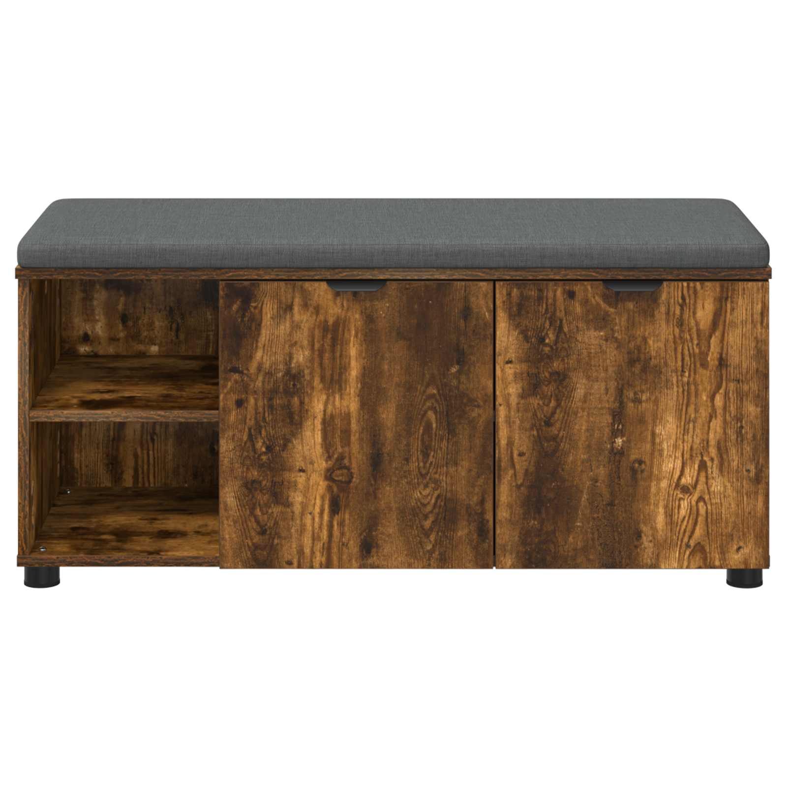 Banc d'entrée avec coussin Chêne Fumé 100 x 38 x 46 cm - XIOS