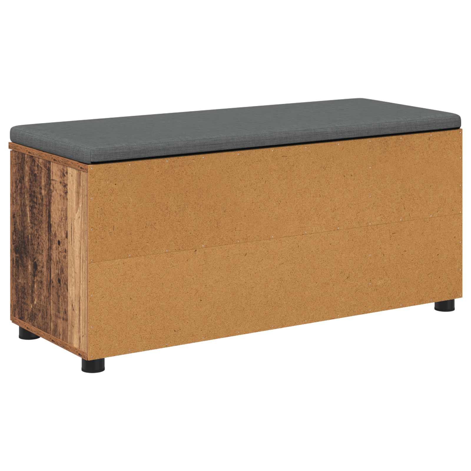 Banc d'entrée avec coussin Bois ancien 100 x 38 x 46 cm - XIOS