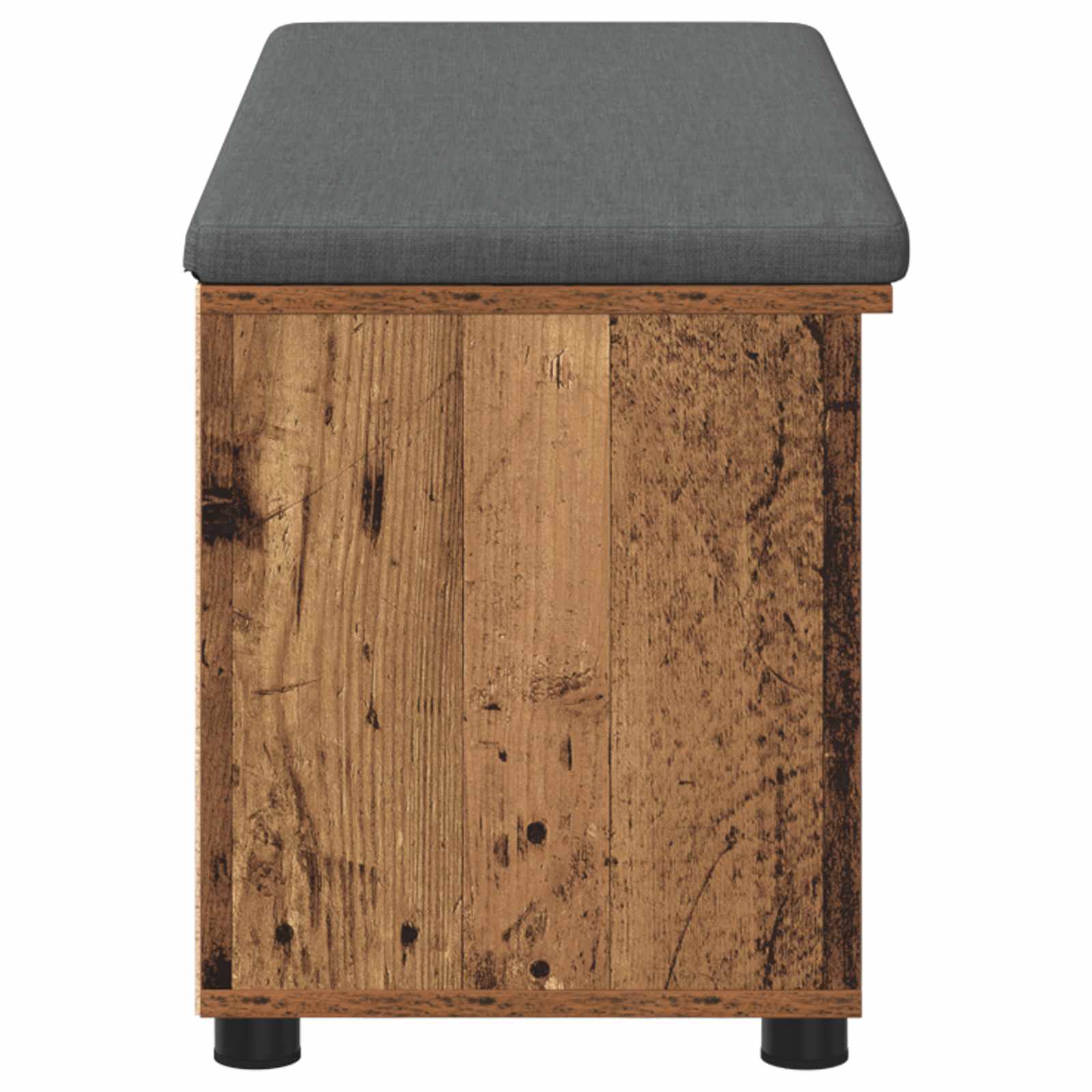 Banc d'entrée avec coussin Bois ancien 100 x 38 x 46 cm - XIOS