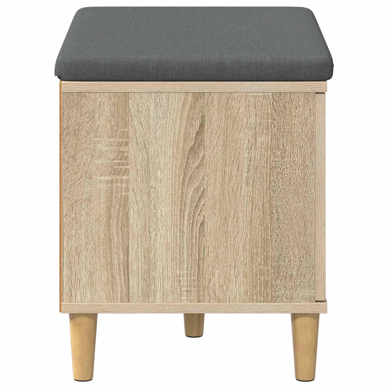 Banc d'entrée avec coussin Chêne Sonoma 60 x 38 x 46 cm - XIOS