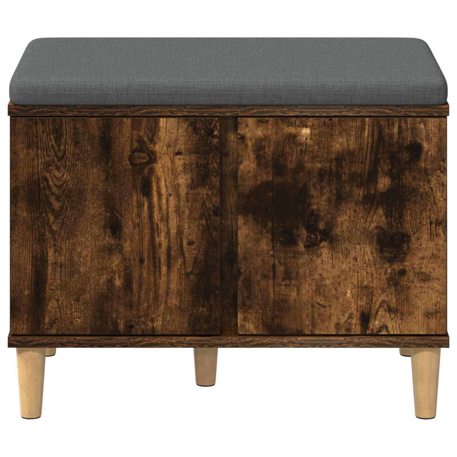 Banc d'entrée avec coussin Chêne Fumé 60 x 38 x 46 cm - XIOS