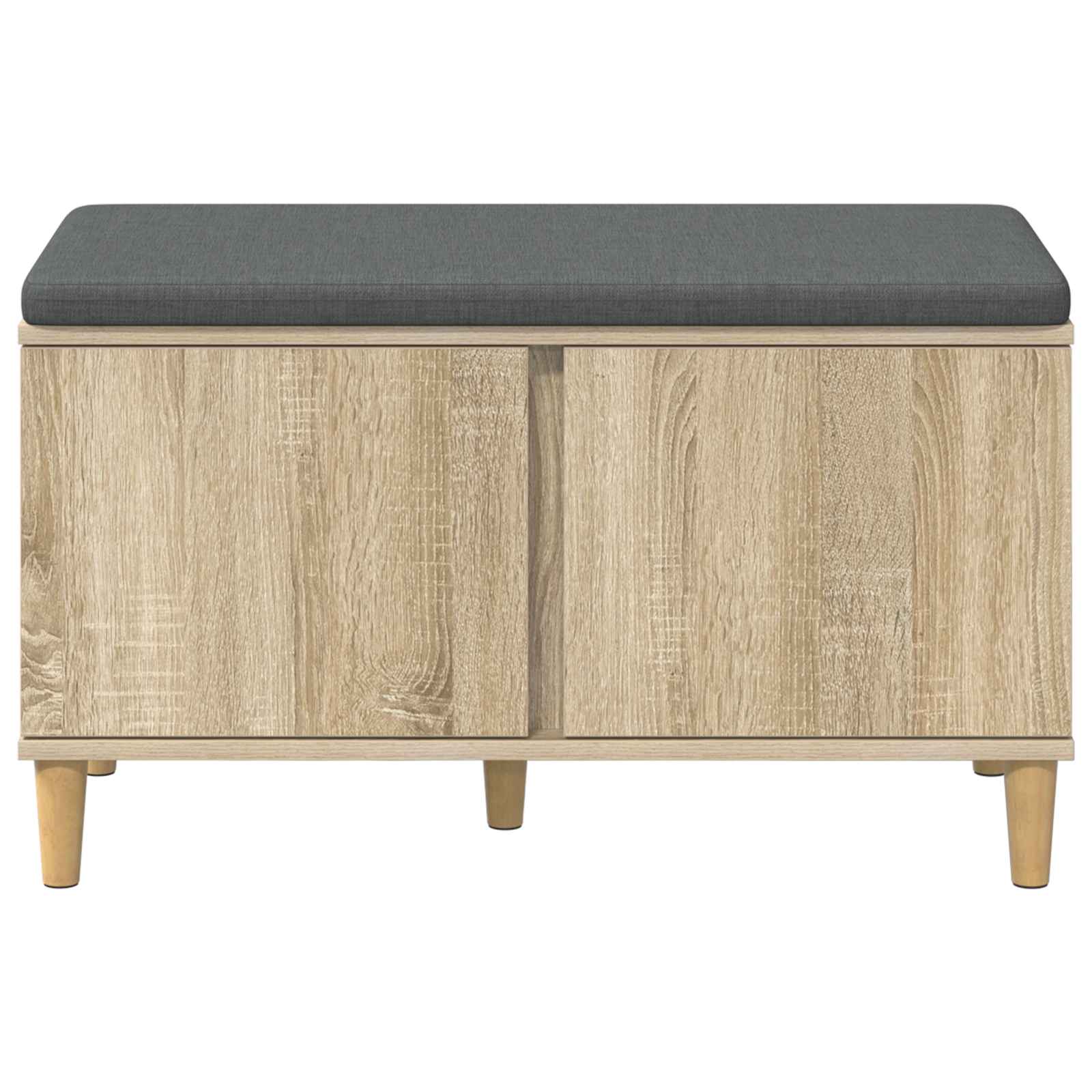 Banc d'entrée avec coussin Chêne Sonoma 80 x 38 x 46 cm - XIOS