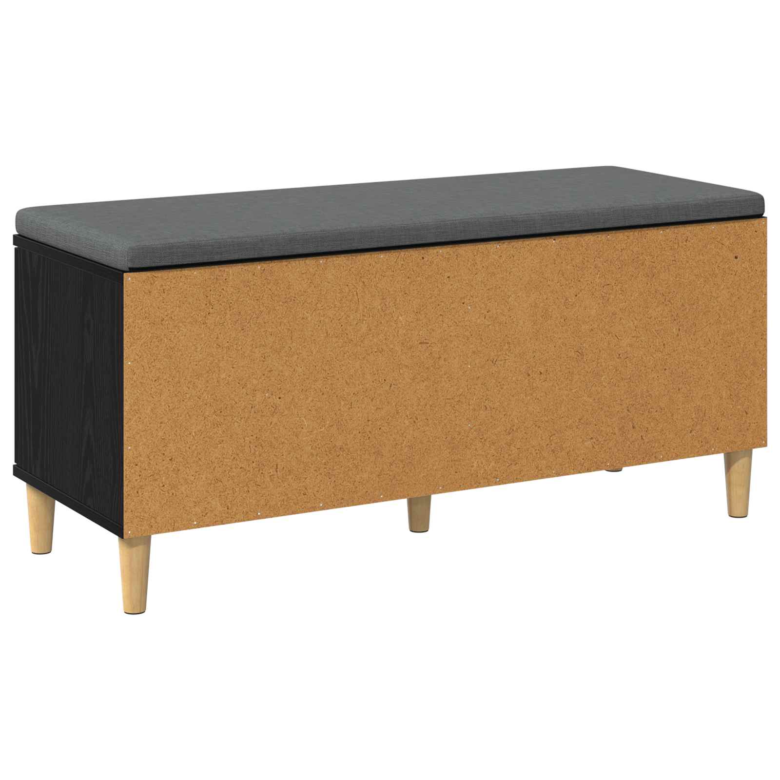 Banc d'entrée avec coussin Chêne Noir 100 x 38 x 46 cm - XIOS