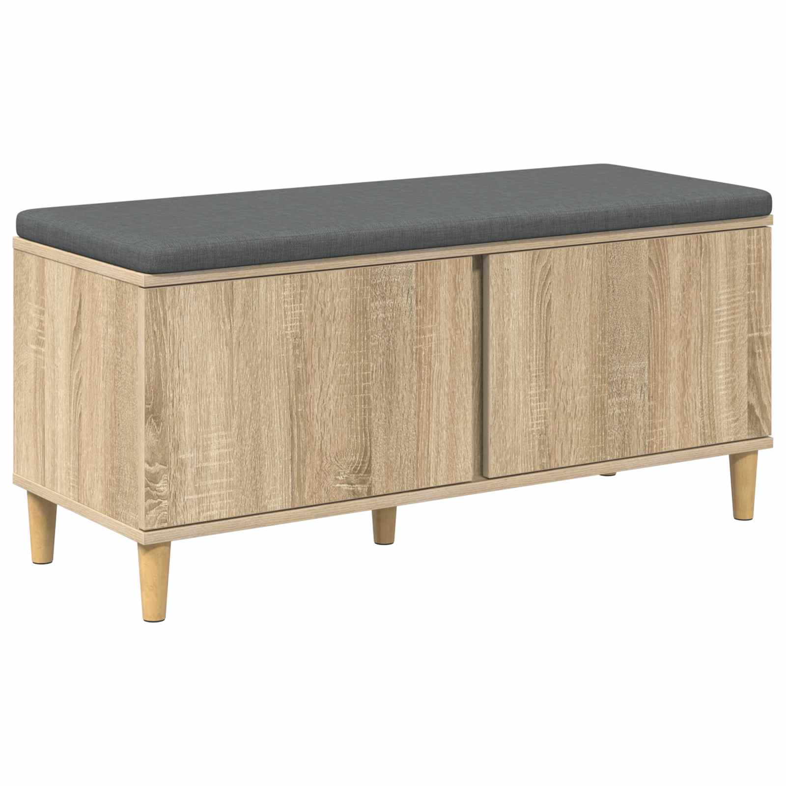 Banc d'entrée avec coussin Chêne Sonoma 100 x 38 x 46 cm - XIOS