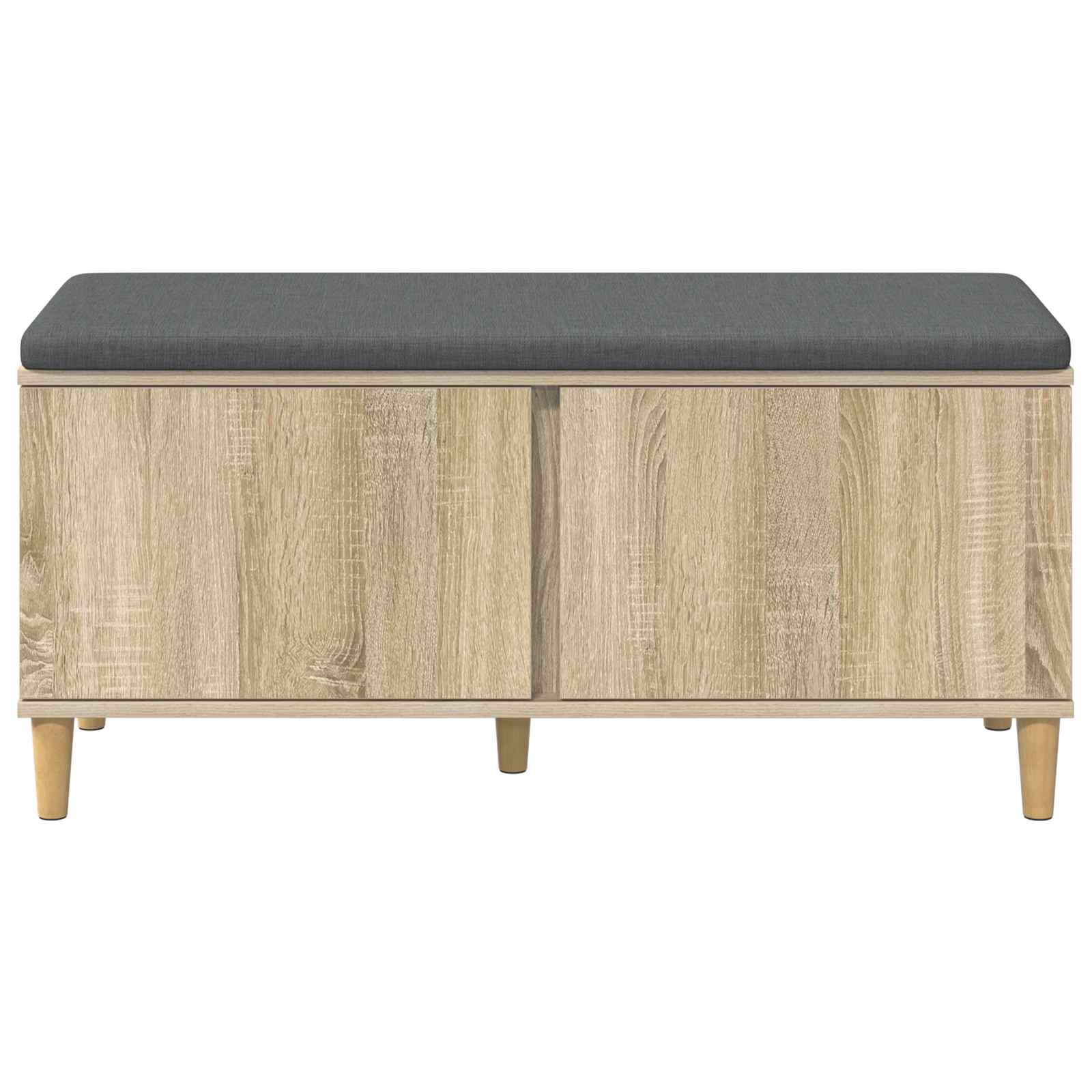 Banc d'entrée avec coussin Chêne Sonoma 100 x 38 x 46 cm - XIOS