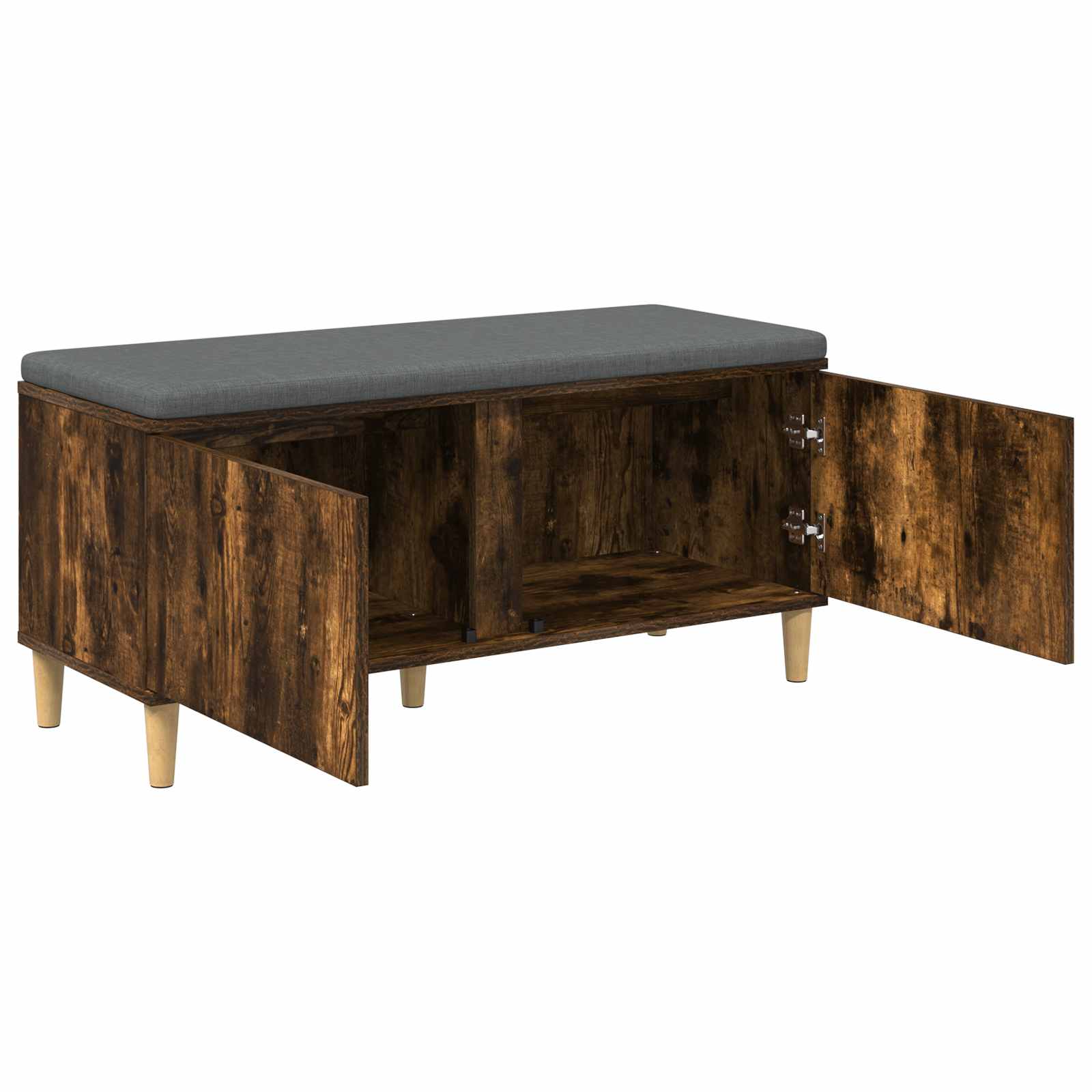 Banc d'entrée avec coussin Chêne Fumé 100 x 38 x 46 cm - XIOS