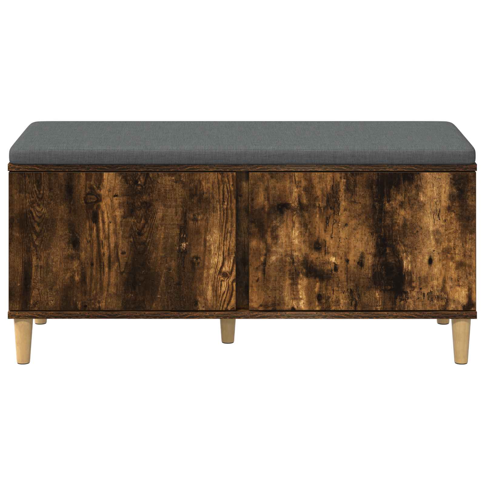 Banc d'entrée avec coussin Chêne Fumé 100 x 38 x 46 cm - XIOS