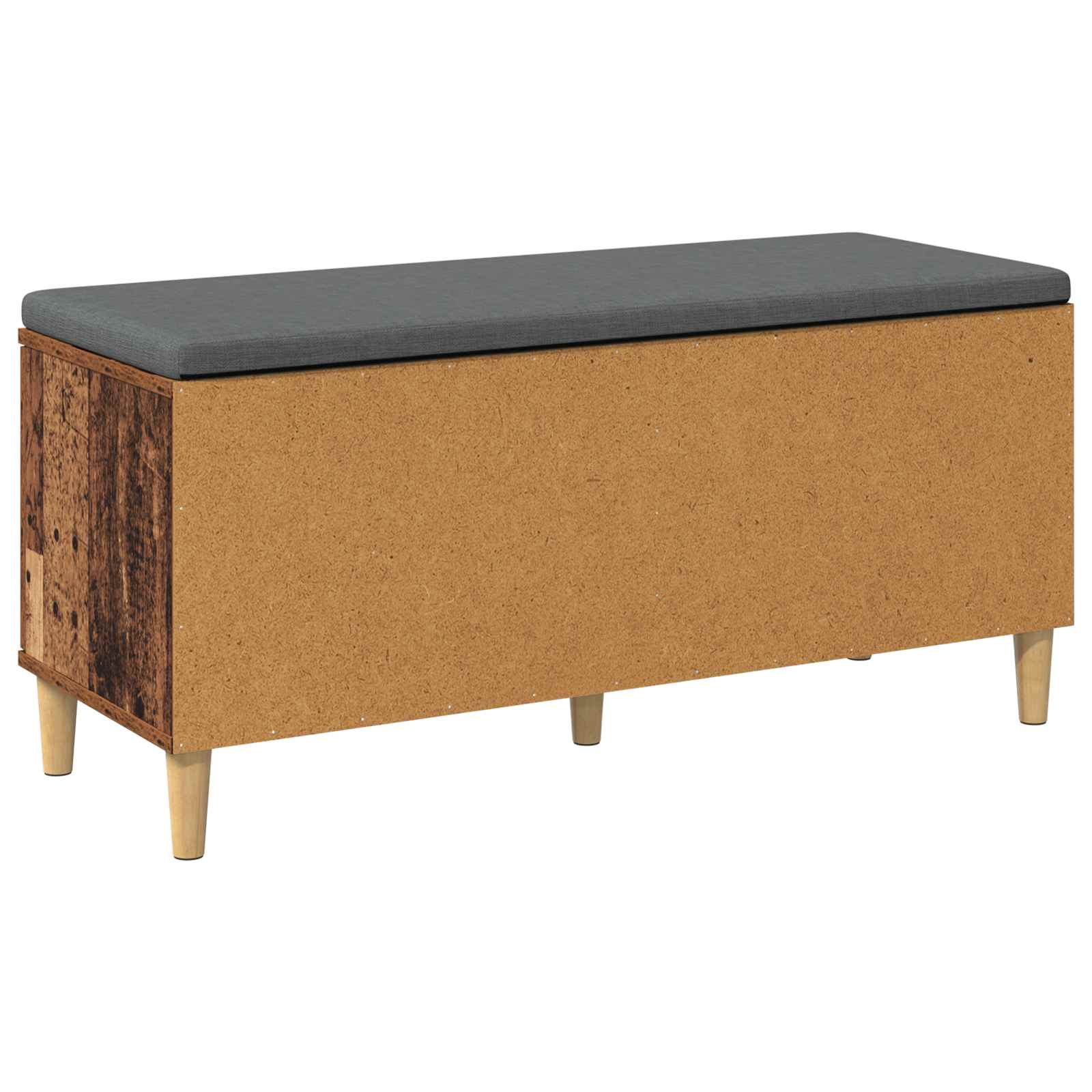 Banc d'entrée avec coussin Bois ancien 100 x 38 x 46 cm - XIOS