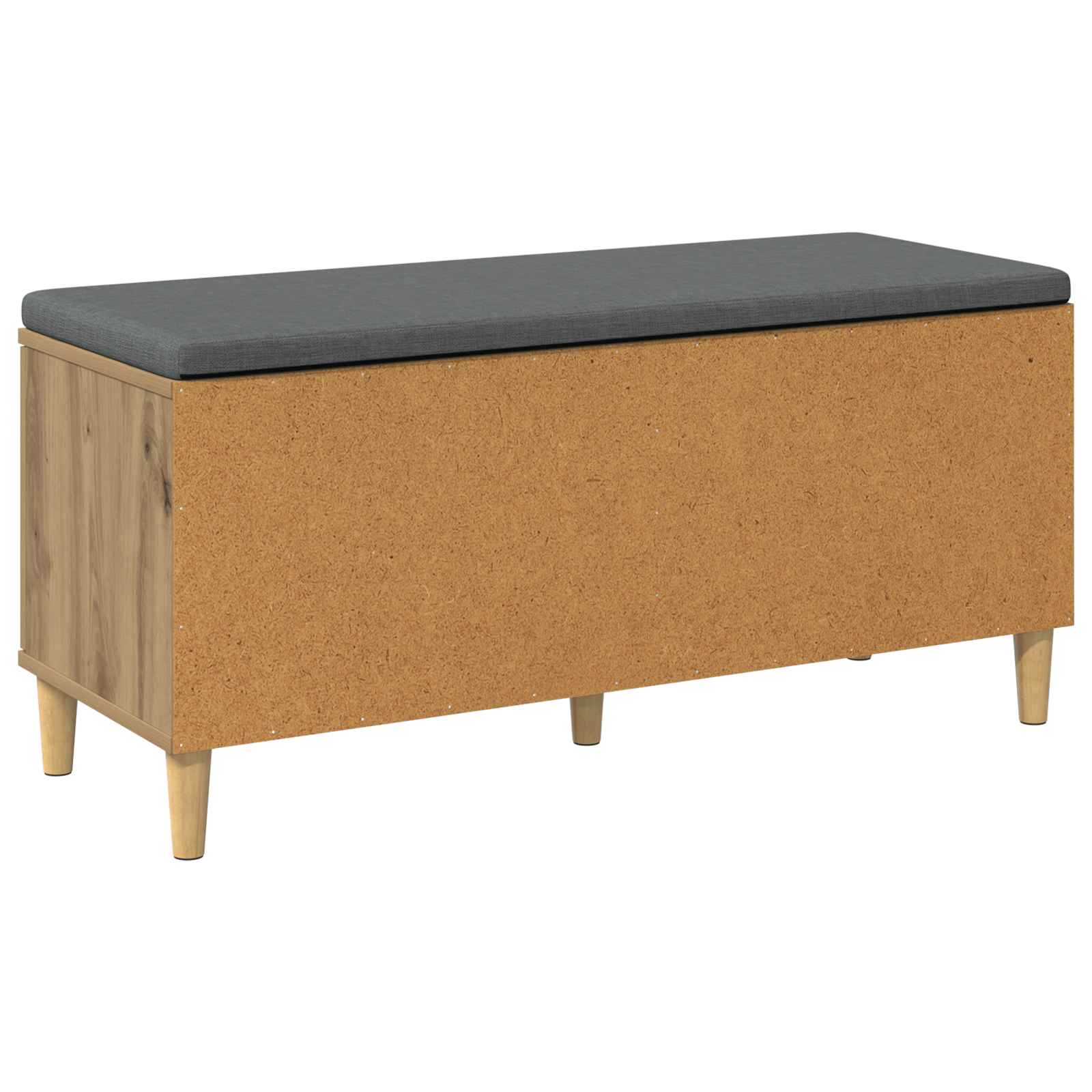 Banc d'entrée avec coussin Chêne Artisanal 100 x 38 x 46 cm - XIOS