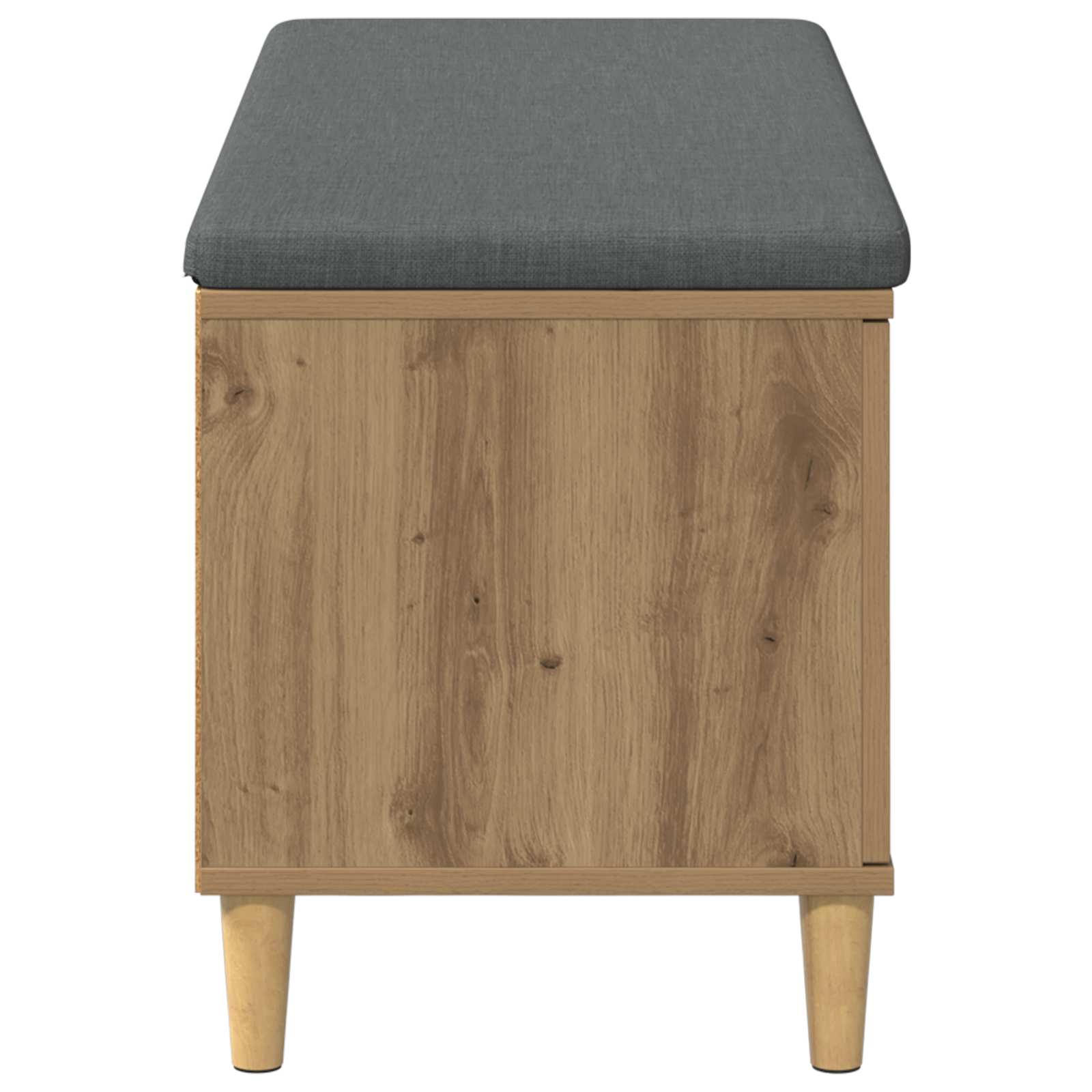 Banc d'entrée avec coussin Chêne Artisanal 100 x 38 x 46 cm - XIOS