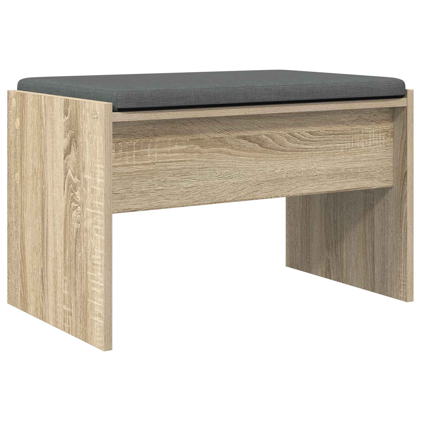 Banc d'entrée avec coussin Chêne Sonoma 63 x 38 x 40 cm - XIOS