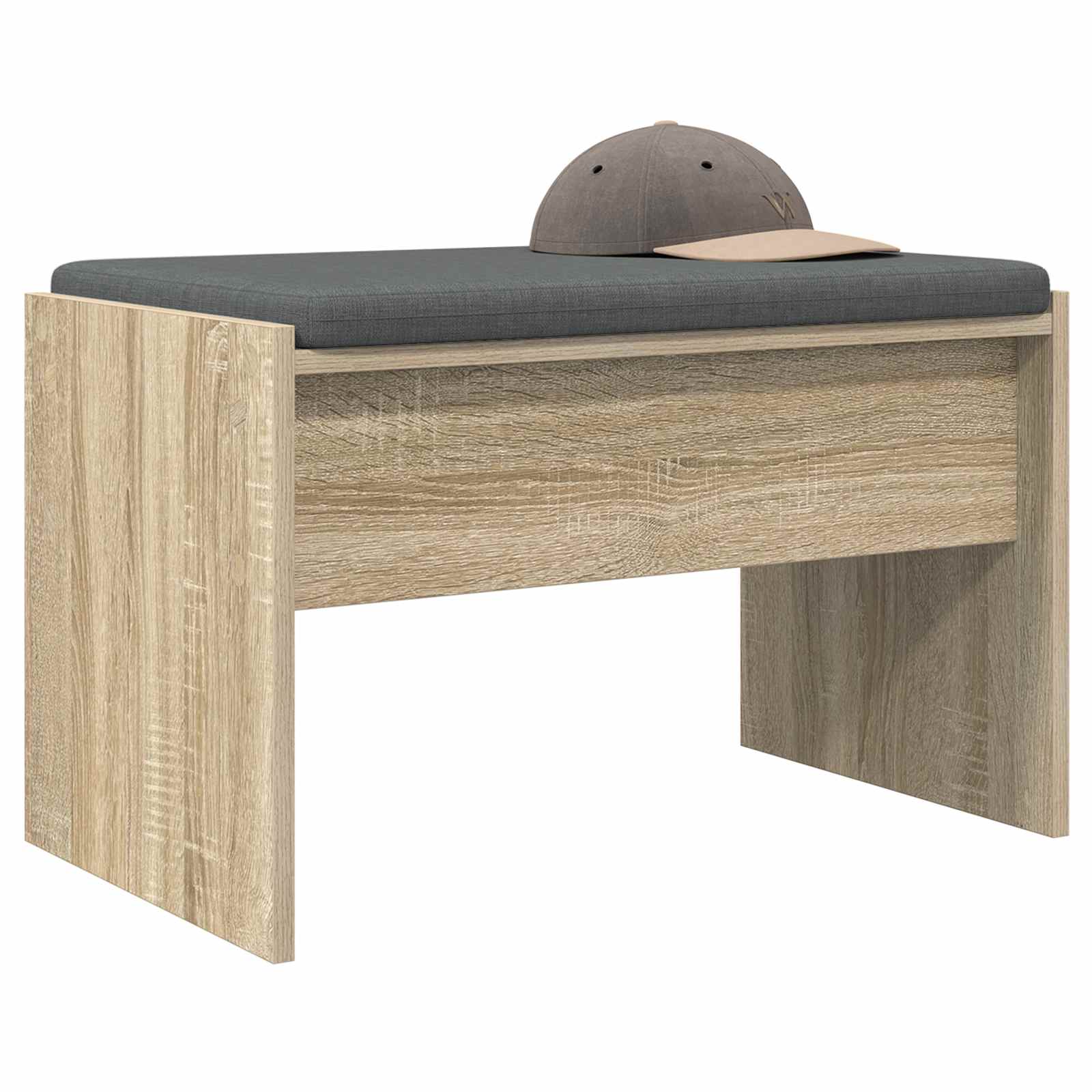 Banc d'entrée avec coussin Chêne Sonoma 63 x 38 x 40 cm - XIOS