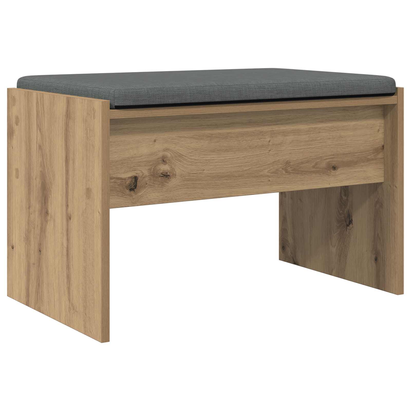 Banc d'entrée Chêne artisanal 63 x 38 x 40 cm