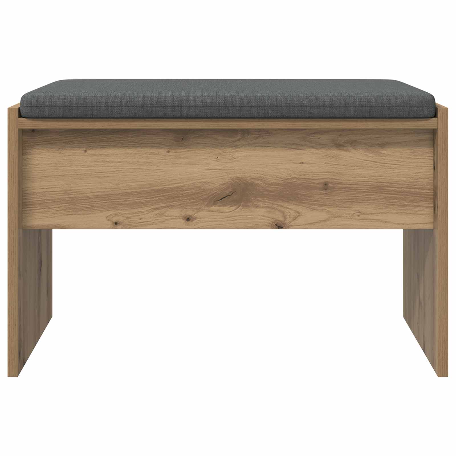 Banc d'entrée Chêne artisanal 63 x 38 x 40 cm