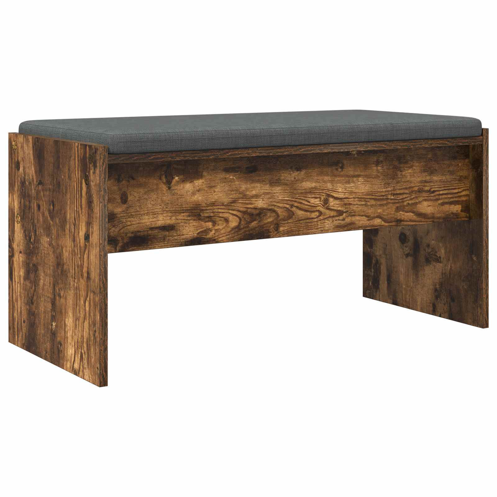 Banc d'entrée avec coussin Chêne fumé 83 x 38 x 40 cm - XIOS