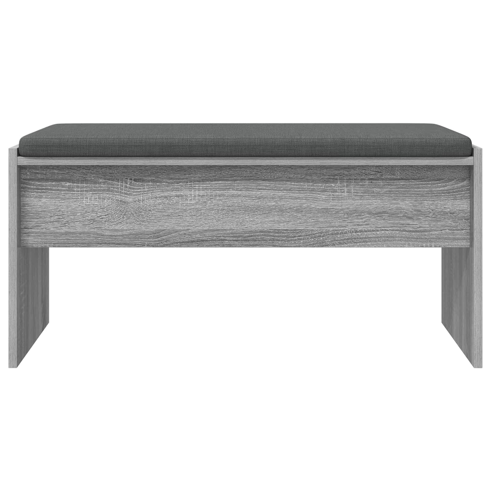 Banc d'entrée avec coussin Gris Sonoma 83 x 38 x 40 cm - XIOS