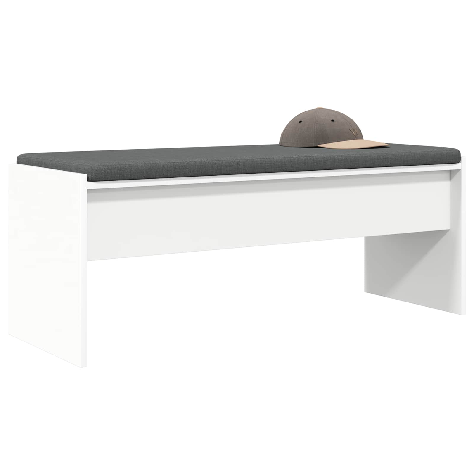 Banc d'entrée avec coussin Blanc 103 x 38 x 40 cm - XIOS