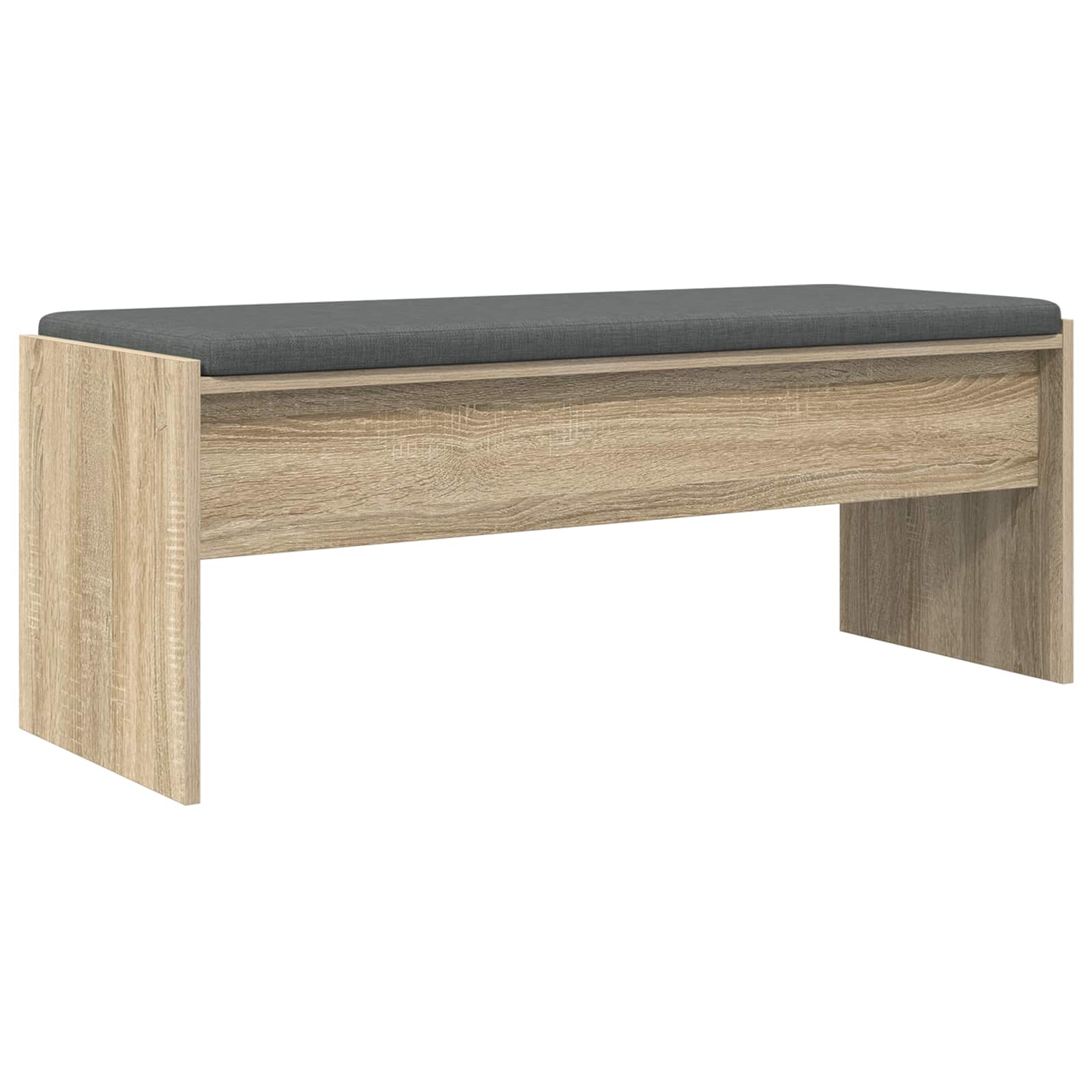 Banc d'entrée avec coussin Chêne Sonoma 103 x 38 x 40 cm