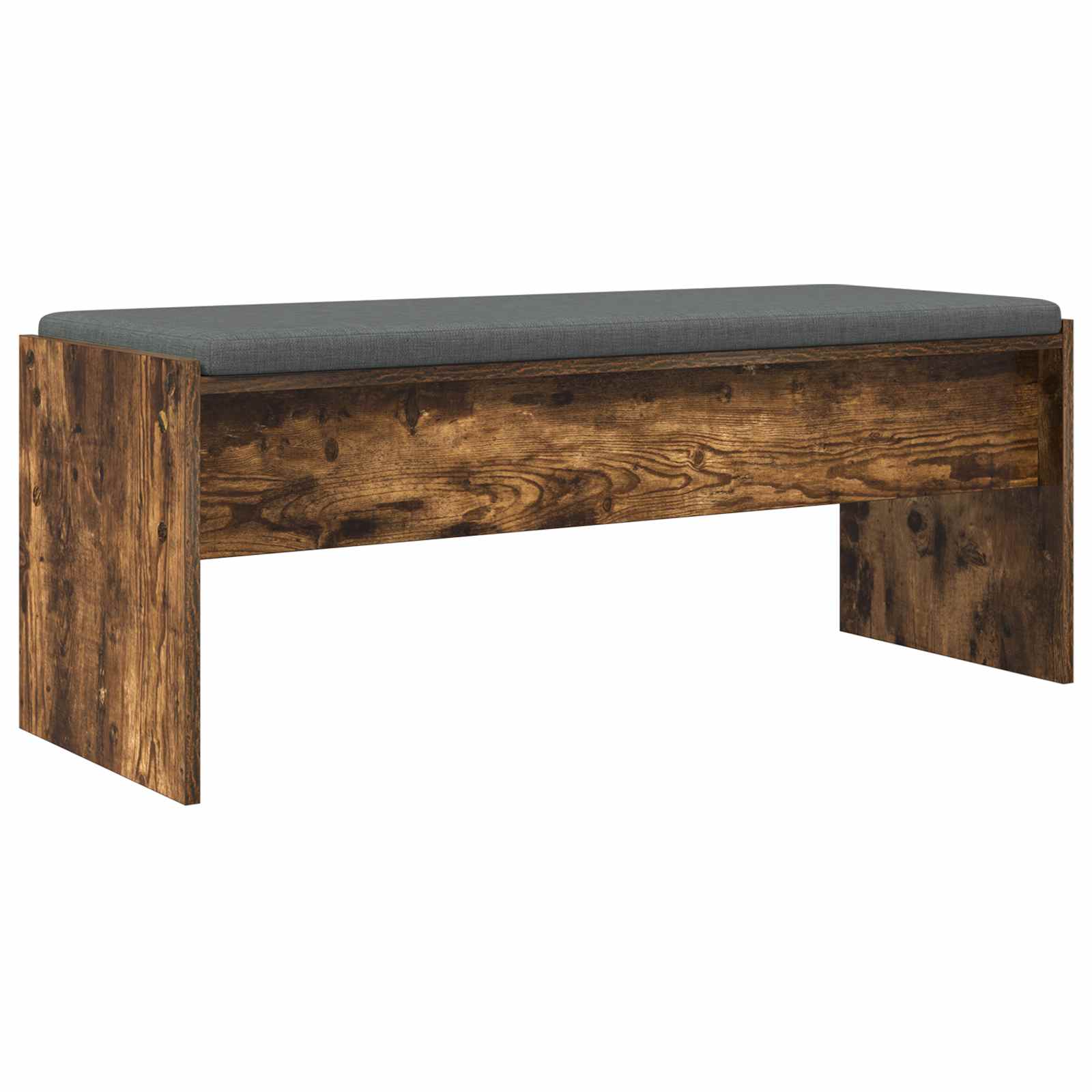 Banc d'entrée avec coussin Chêne fumé 103 x 38 x 40 cm - XIOS