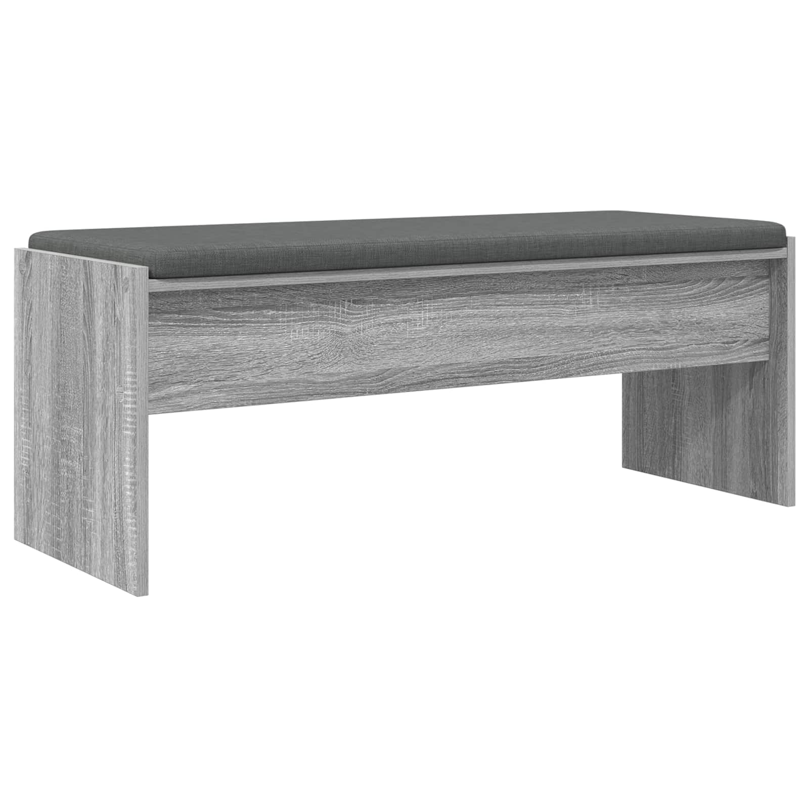 Banc d'entrée avec coussin Gris Sonoma 103 x 38 x 40 cm - XIOS
