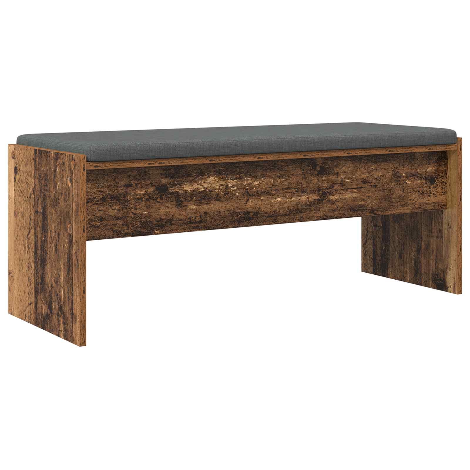 Banc d'entrée avec coussin Bois ancien 103 x 38 x 40 cm - XIOS