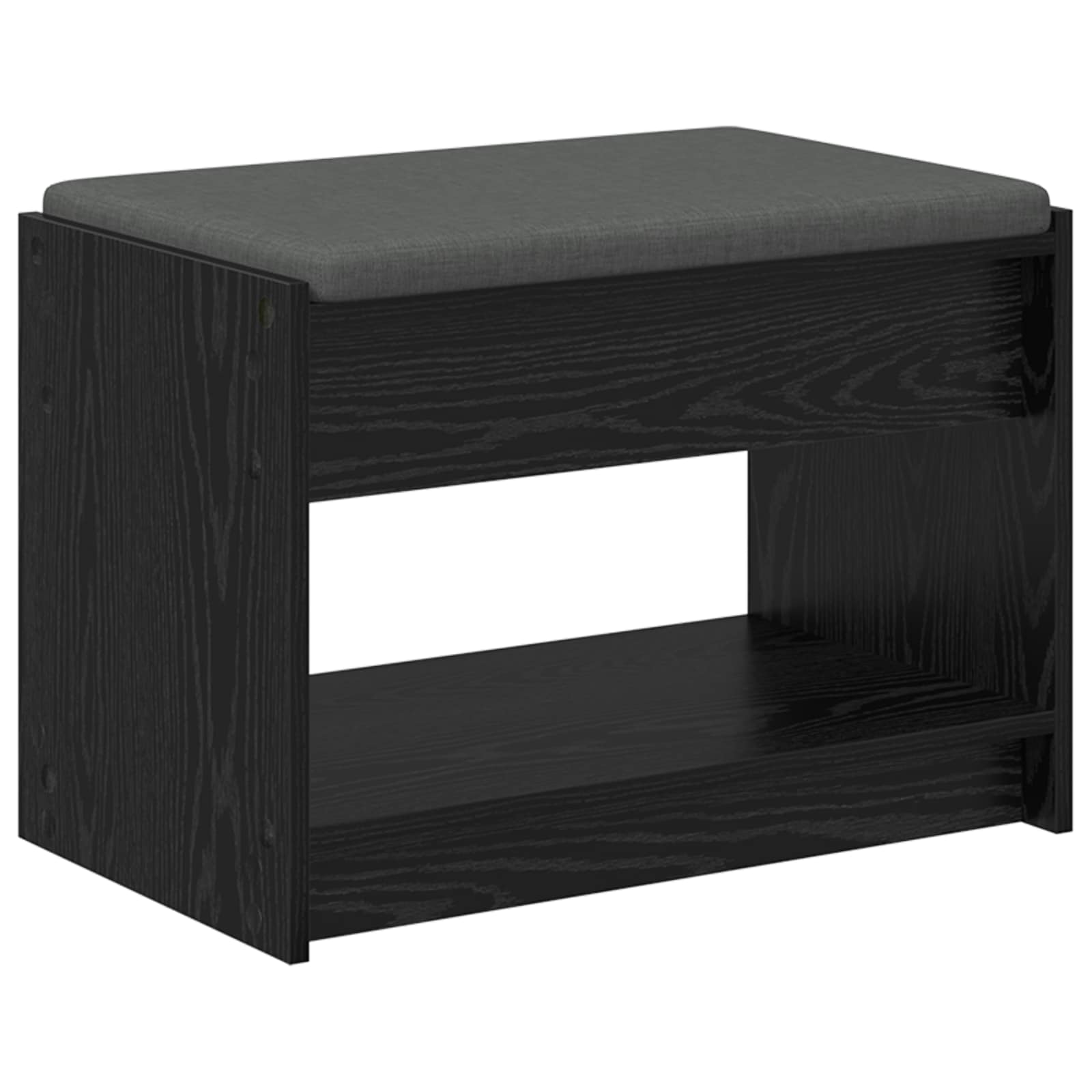 Banc d'entrée avec coussin Chêne Noir 63 x 38 x 45 cm - XIOS