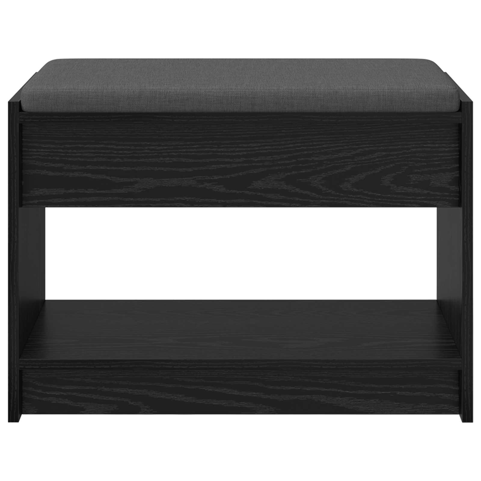 Banc d'entrée avec coussin Chêne Noir 63 x 38 x 45 cm - XIOS