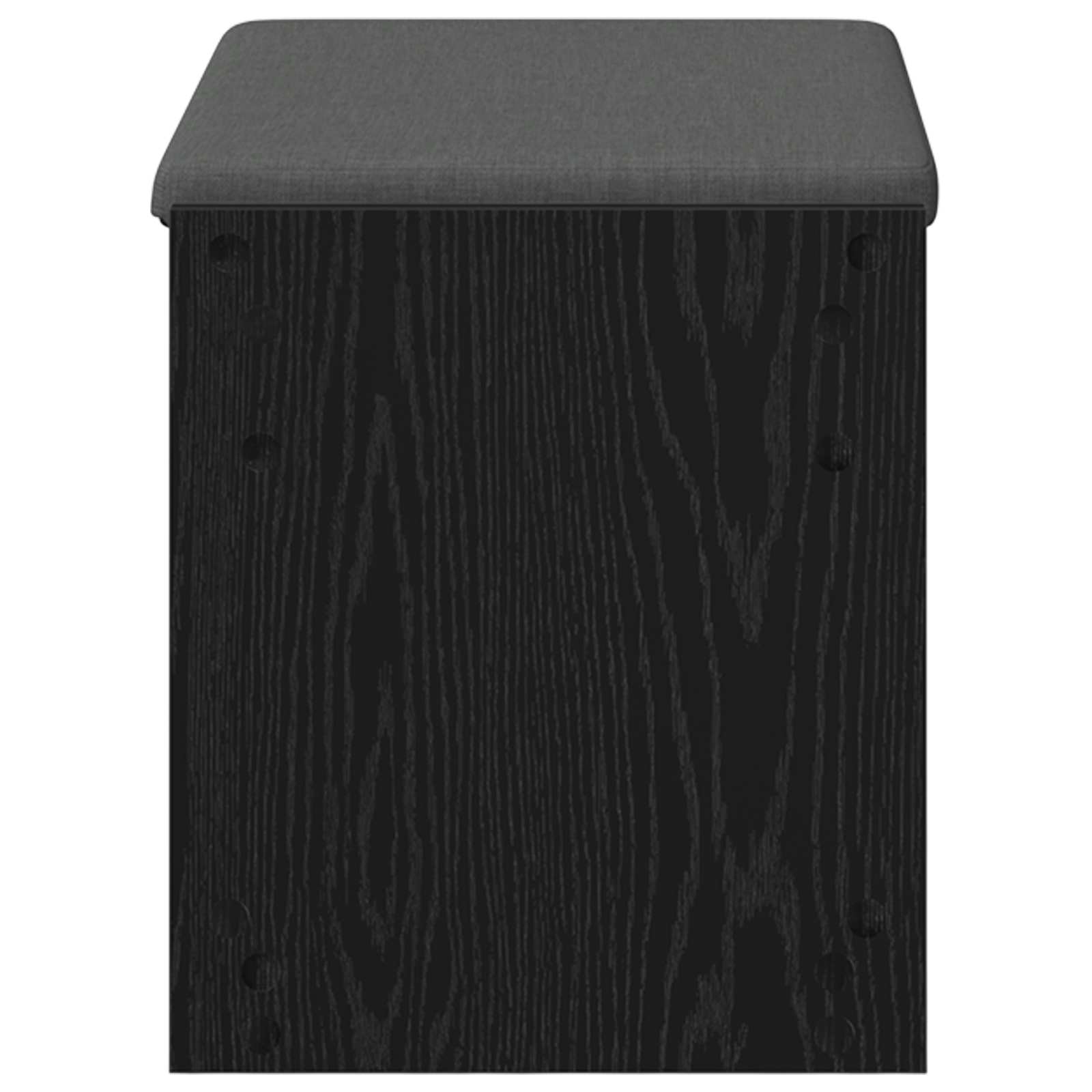 Banc d'entrée avec coussin Chêne Noir 63 x 38 x 45 cm - XIOS