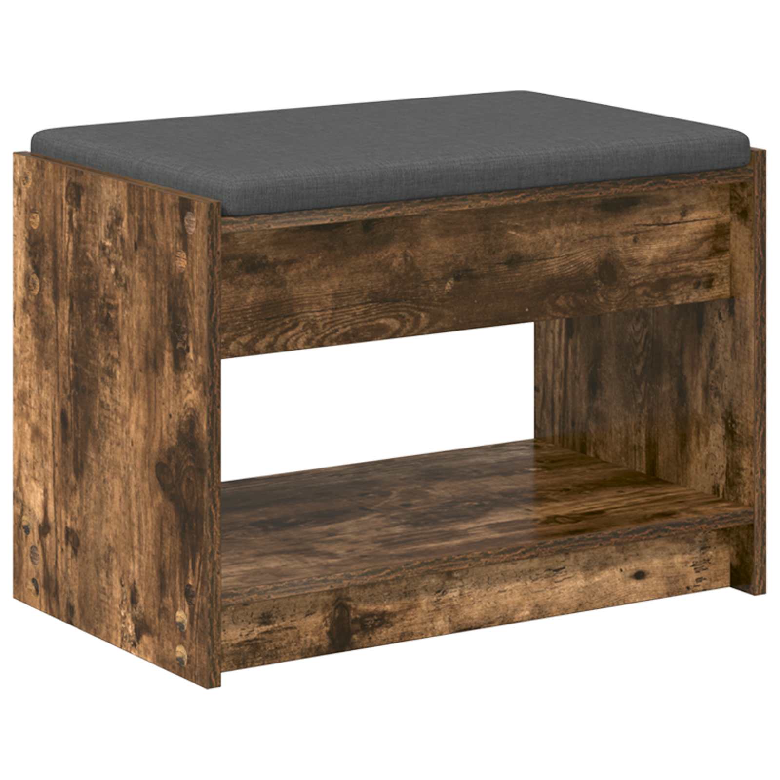 Banc d'entrée avec coussin Chêne Fumé 63 x 38 x 45 cm - XIOS