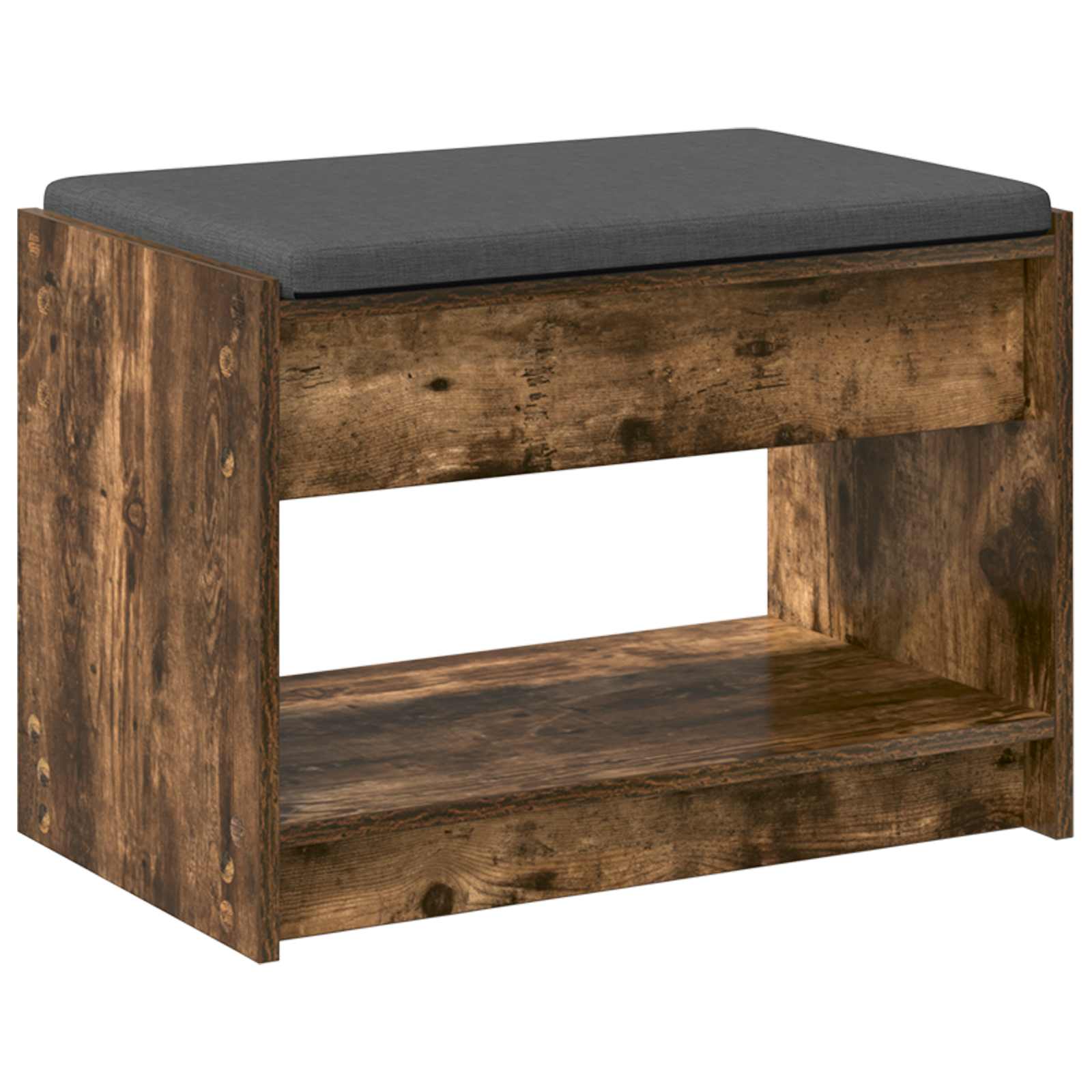 Banc d'entrée avec coussin Chêne Fumé 63 x 38 x 45 cm - XIOS