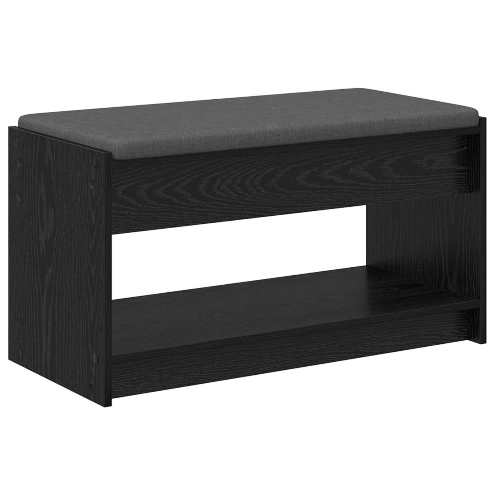 Banc d'entrée avec coussin Chêne Noir 83 x 38 x 45 cm - XIOS