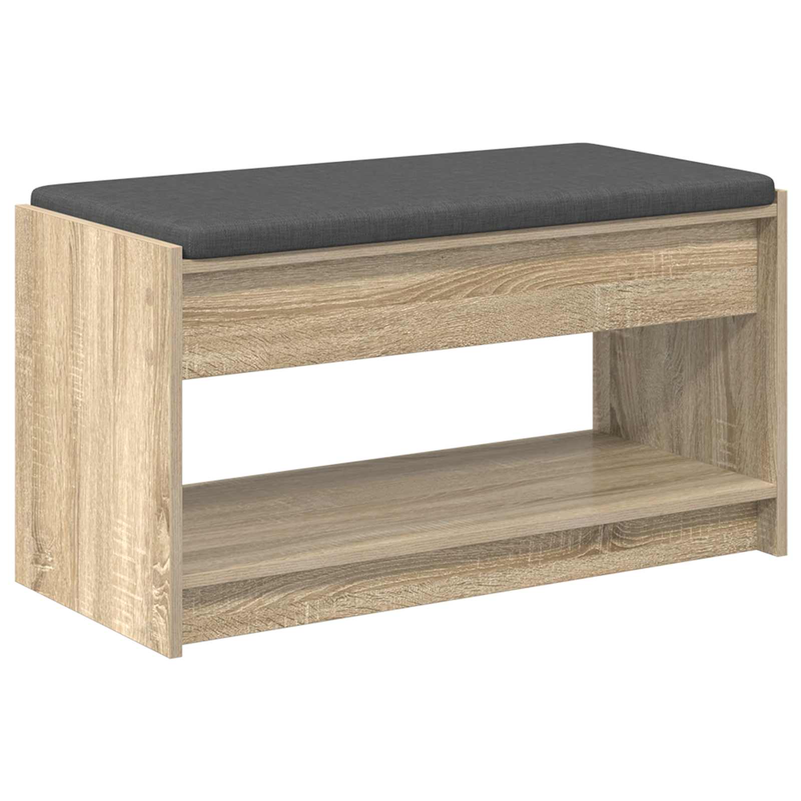 Banc d'entrée avec coussin Chêne Sonoma 83 x 38 x 45 cm - XIOS