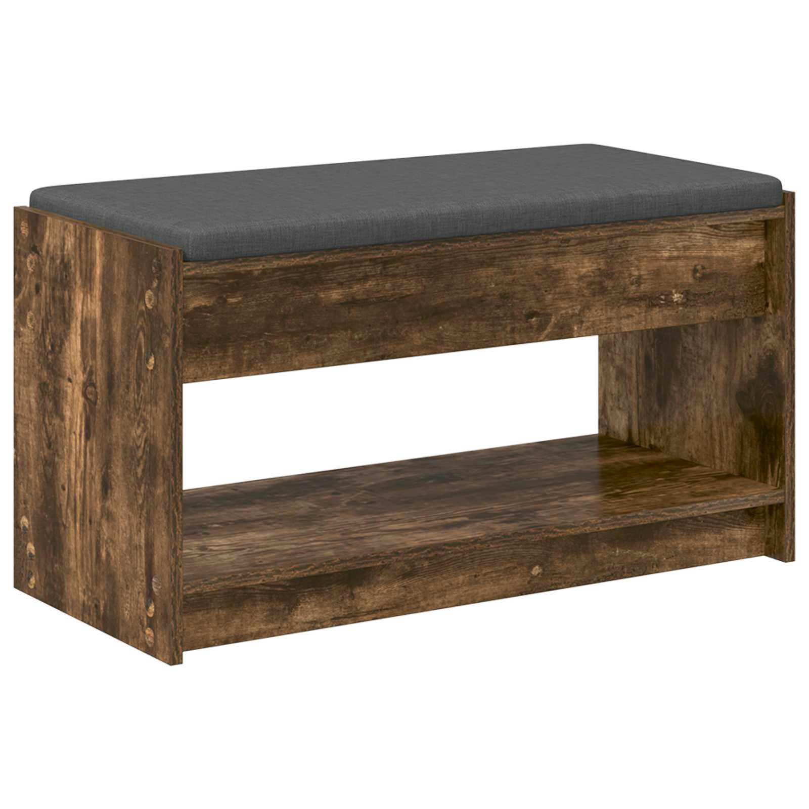 Banc d'entrée avec coussin Chêne Fumé 83 x 38 x 45 cm - XIOS